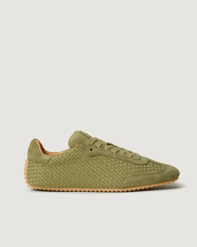 Milan Sneaker | Bottle Green made by Naghedi