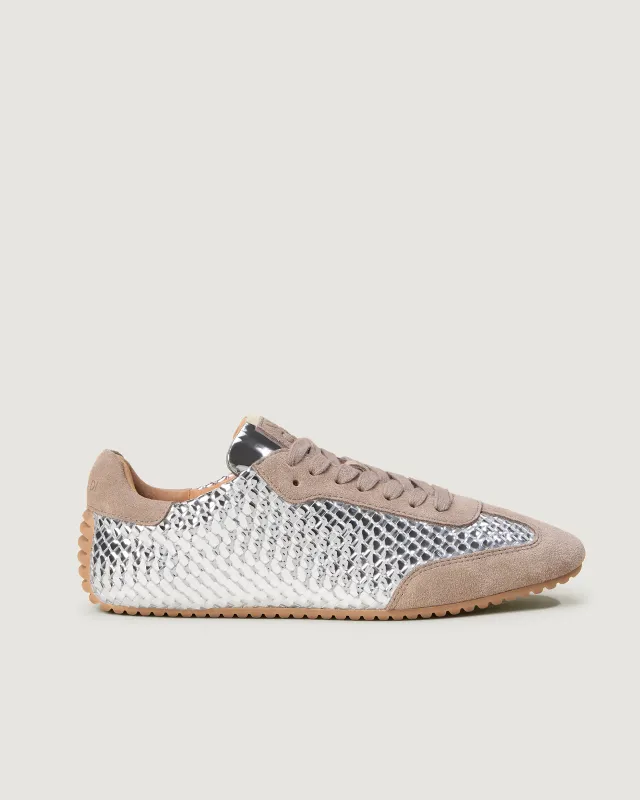 Milan Sneaker Metallic | Silver made by Naghedi
