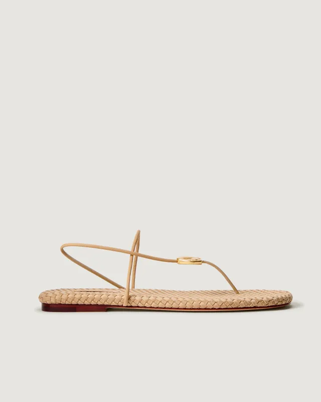 Gaia Sandal | Camel made by Naghedi