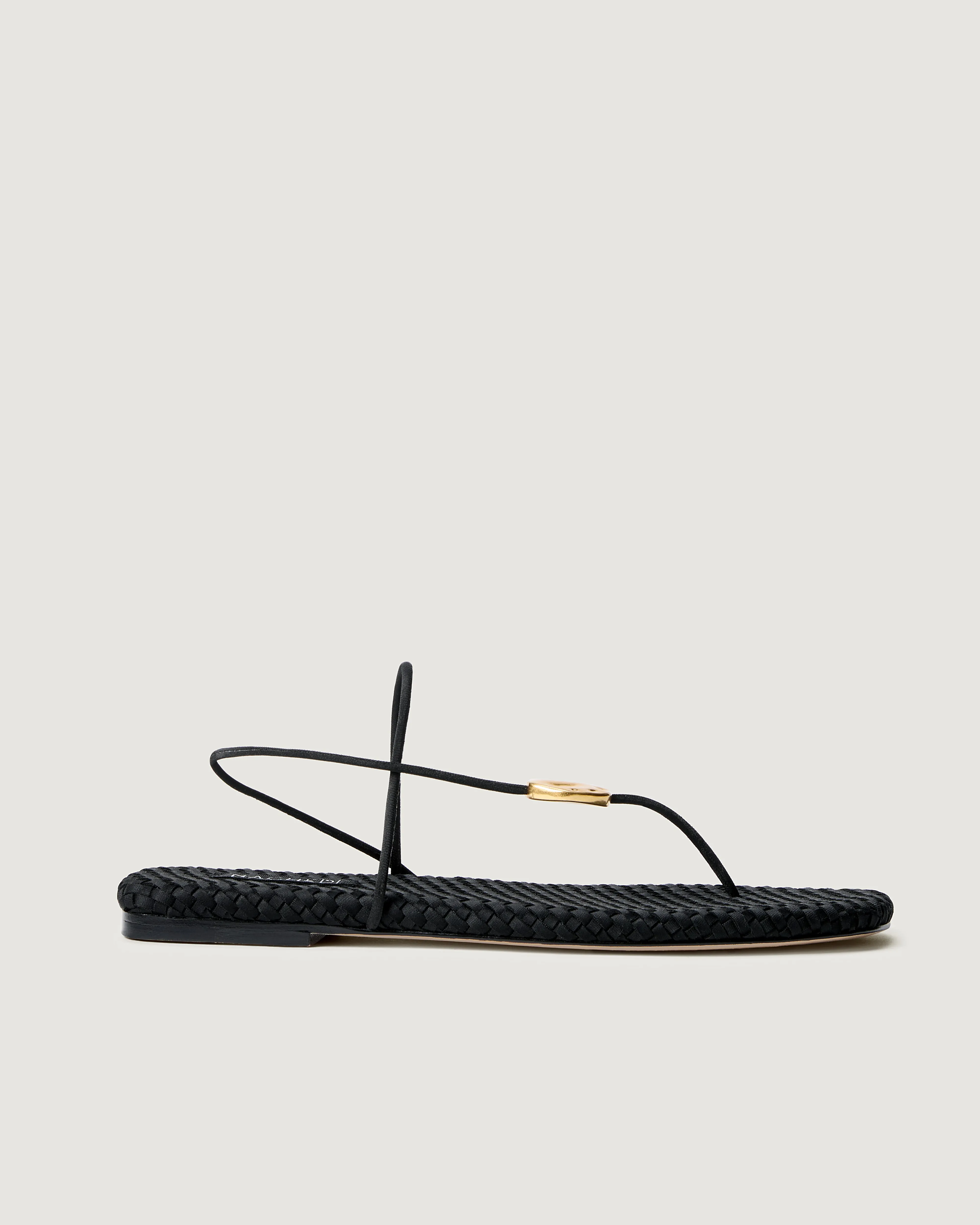 Gaia Sandal | Onyx sold by Naghedi