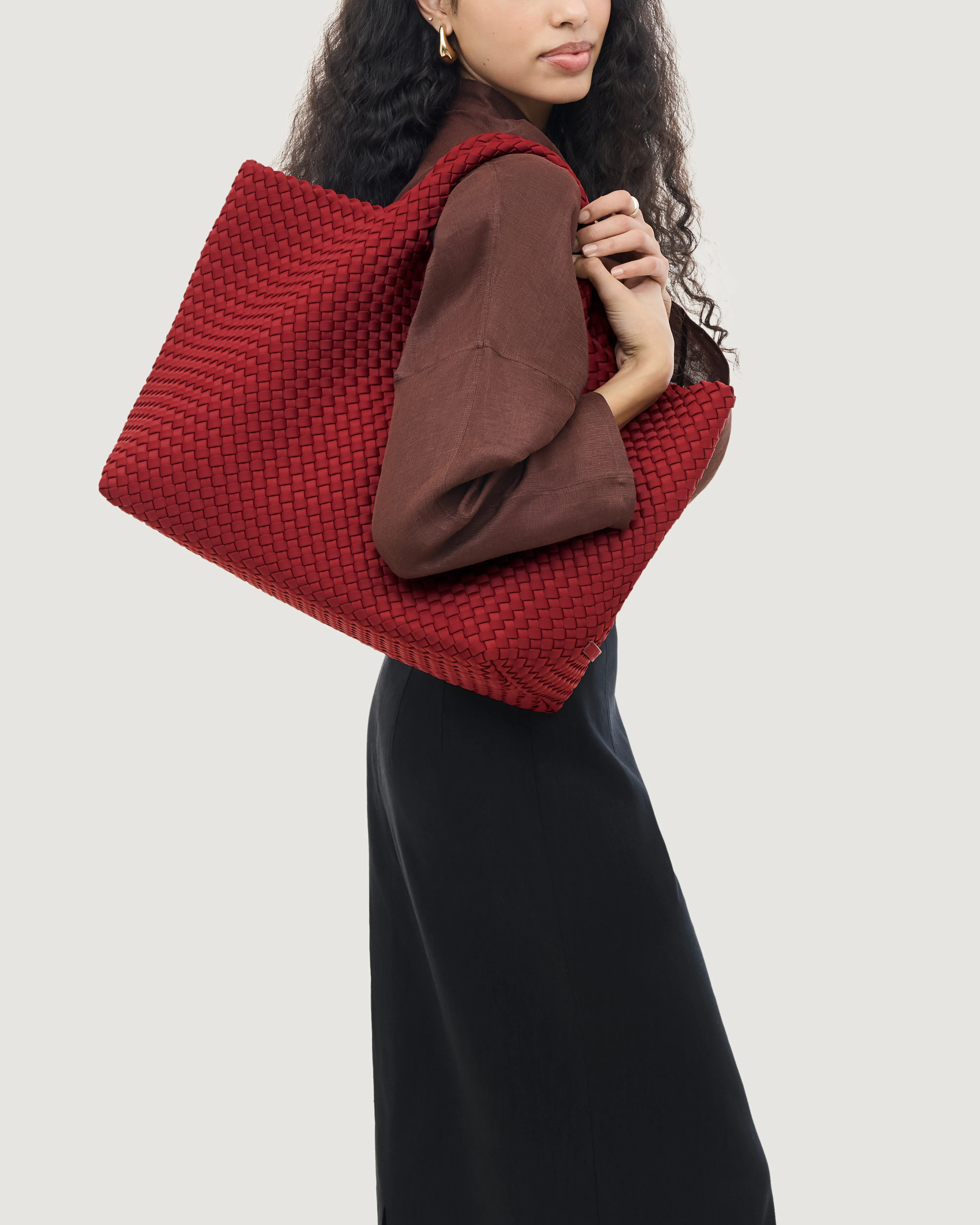 St. Barths Large Tote | Rosso sold by Naghedi product image thumbnail 5