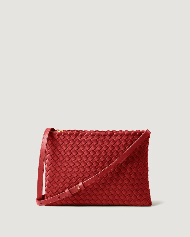 Soho Envelope Crossbody | Rosso made by Naghedi