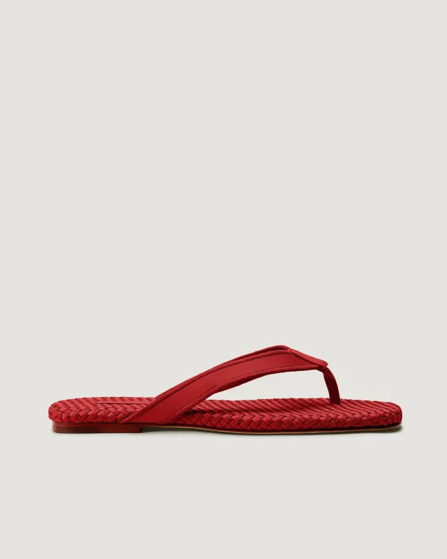 Hydra Flip Flop | Rosso made by Naghedi