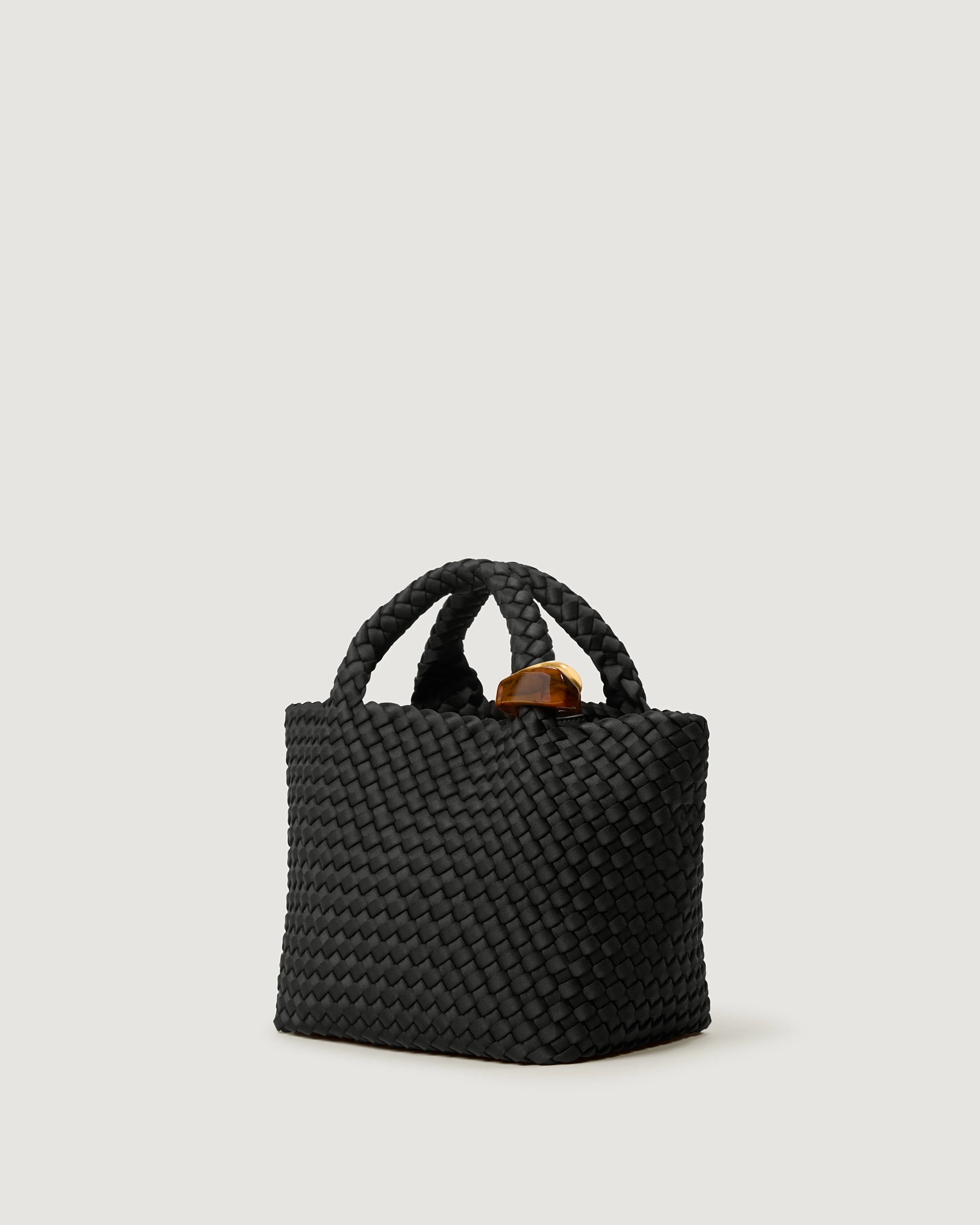 St. Barths Small Tote Beads | Onyx sold by Naghedi product image thumbnail 4