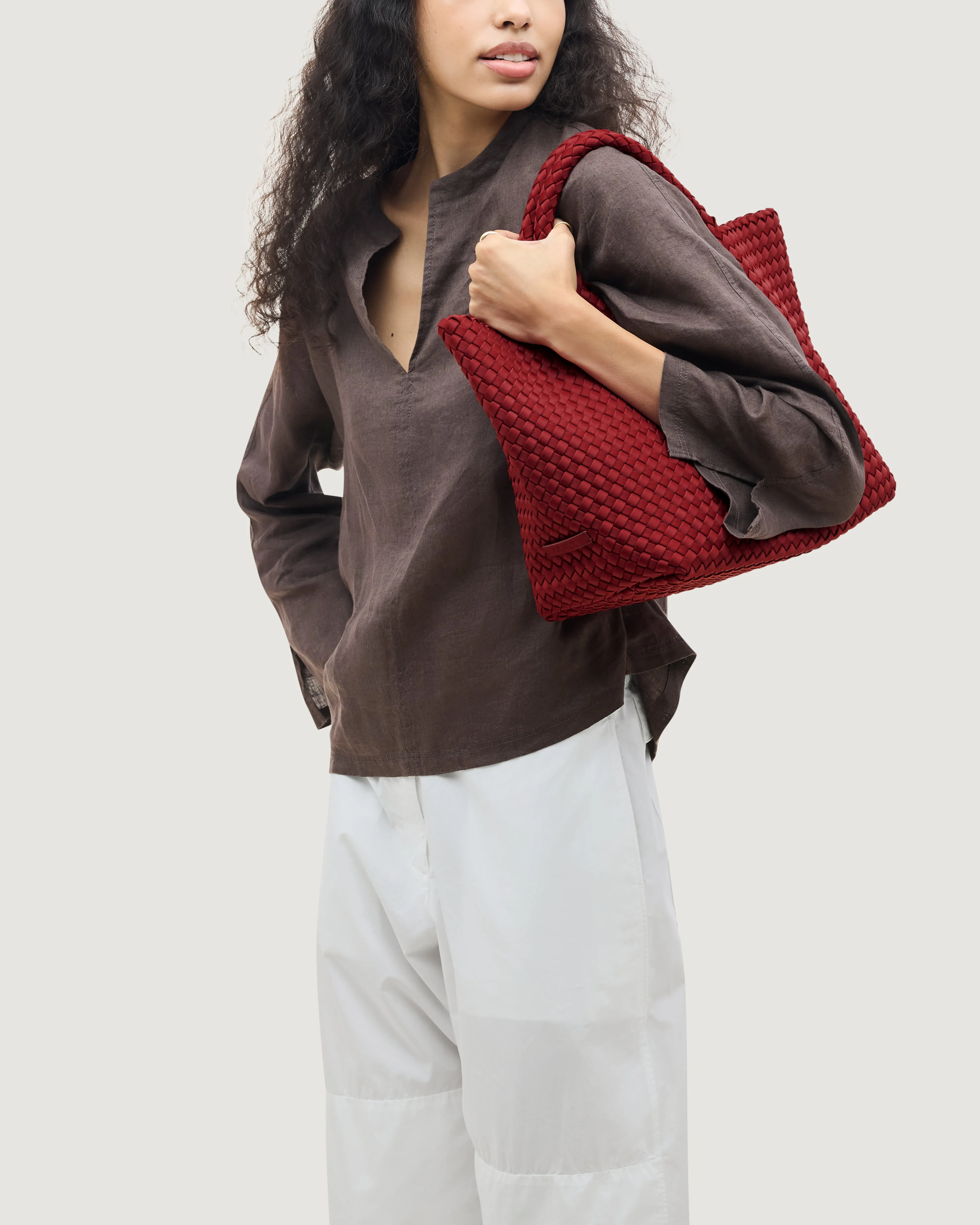 St. Barths Medium Tote (Original | Rosso sold by Naghedi product image thumbnail 5
