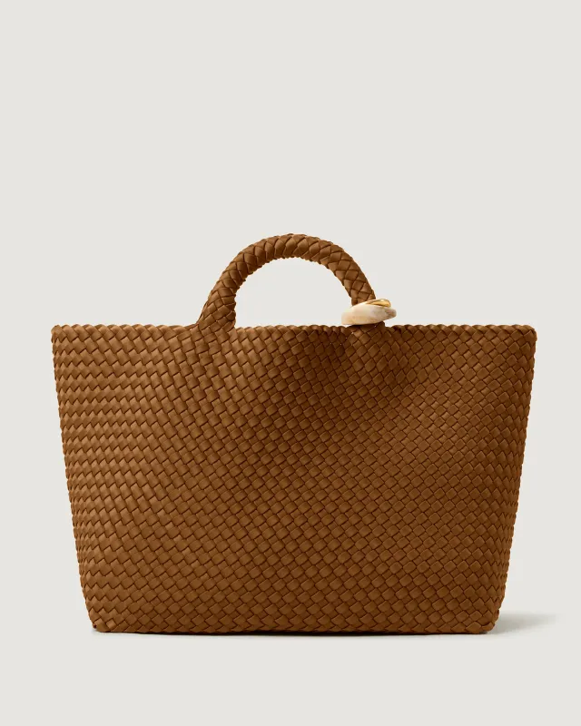 St. Barths Large Tote Beads | Teak made by Naghedi