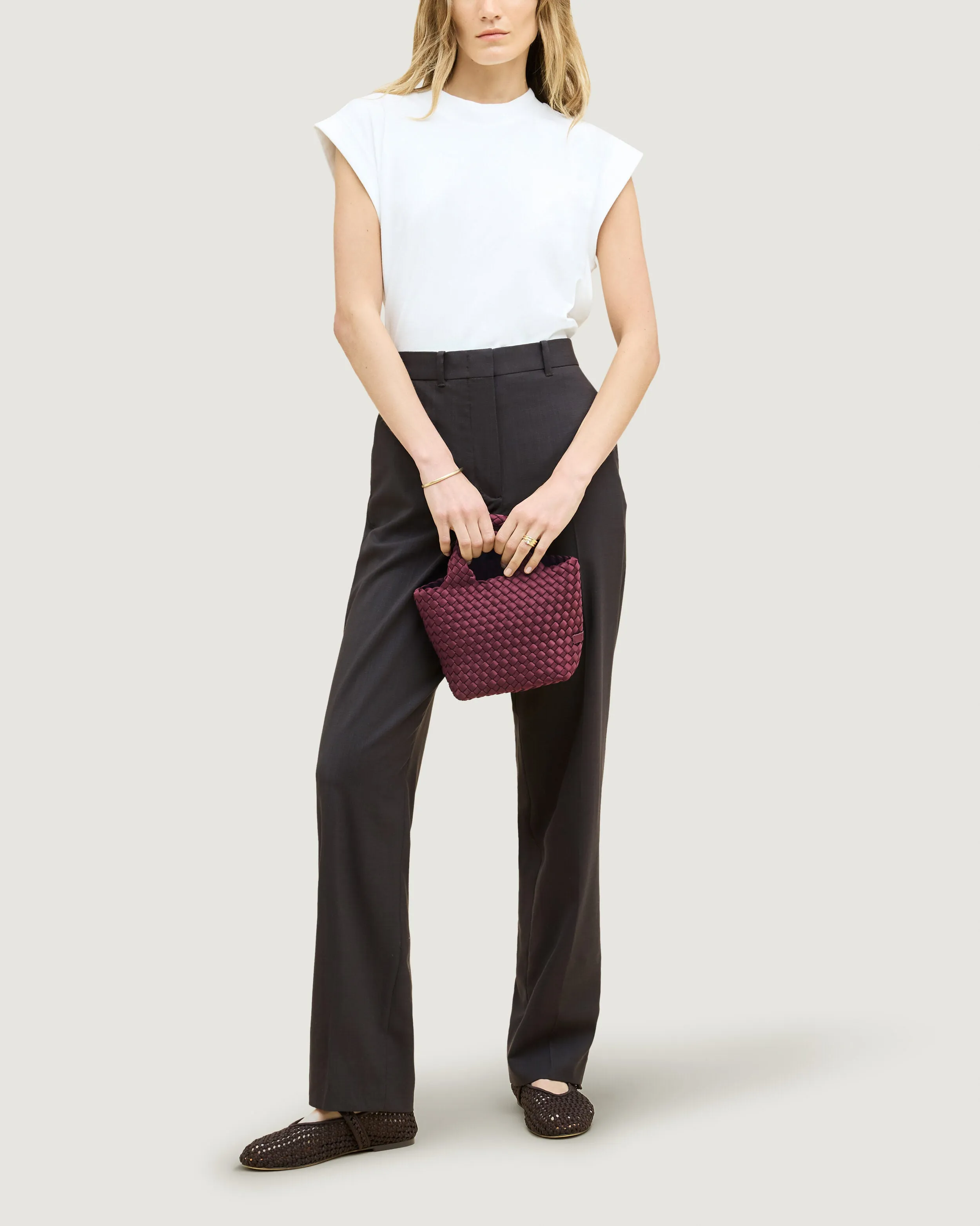St. Barths Petit Tote | Bordeaux (Original) sold by Naghedi product image thumbnail 5