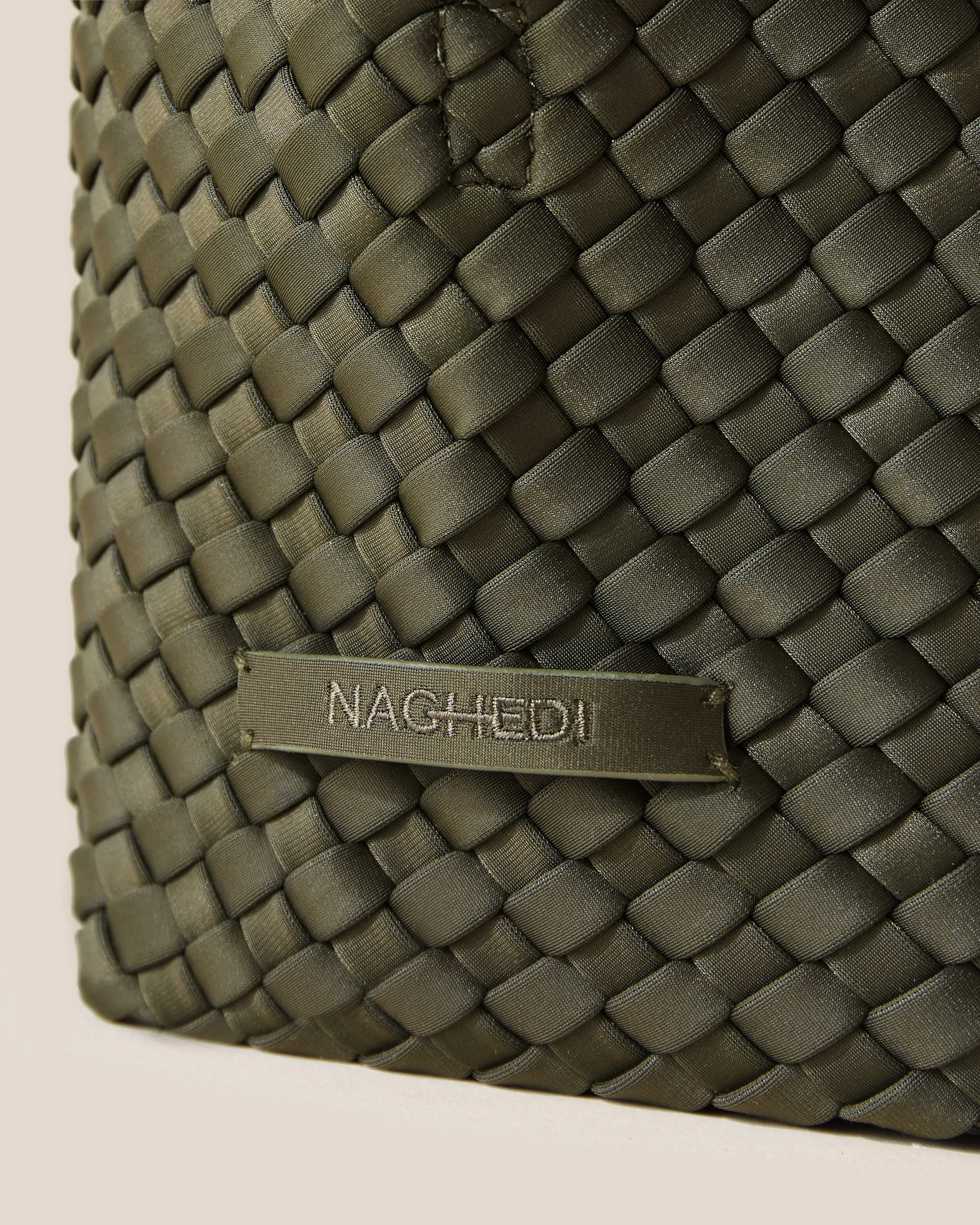 St. Barths Petit Tote | Olive sold by Naghedi product image thumbnail 4