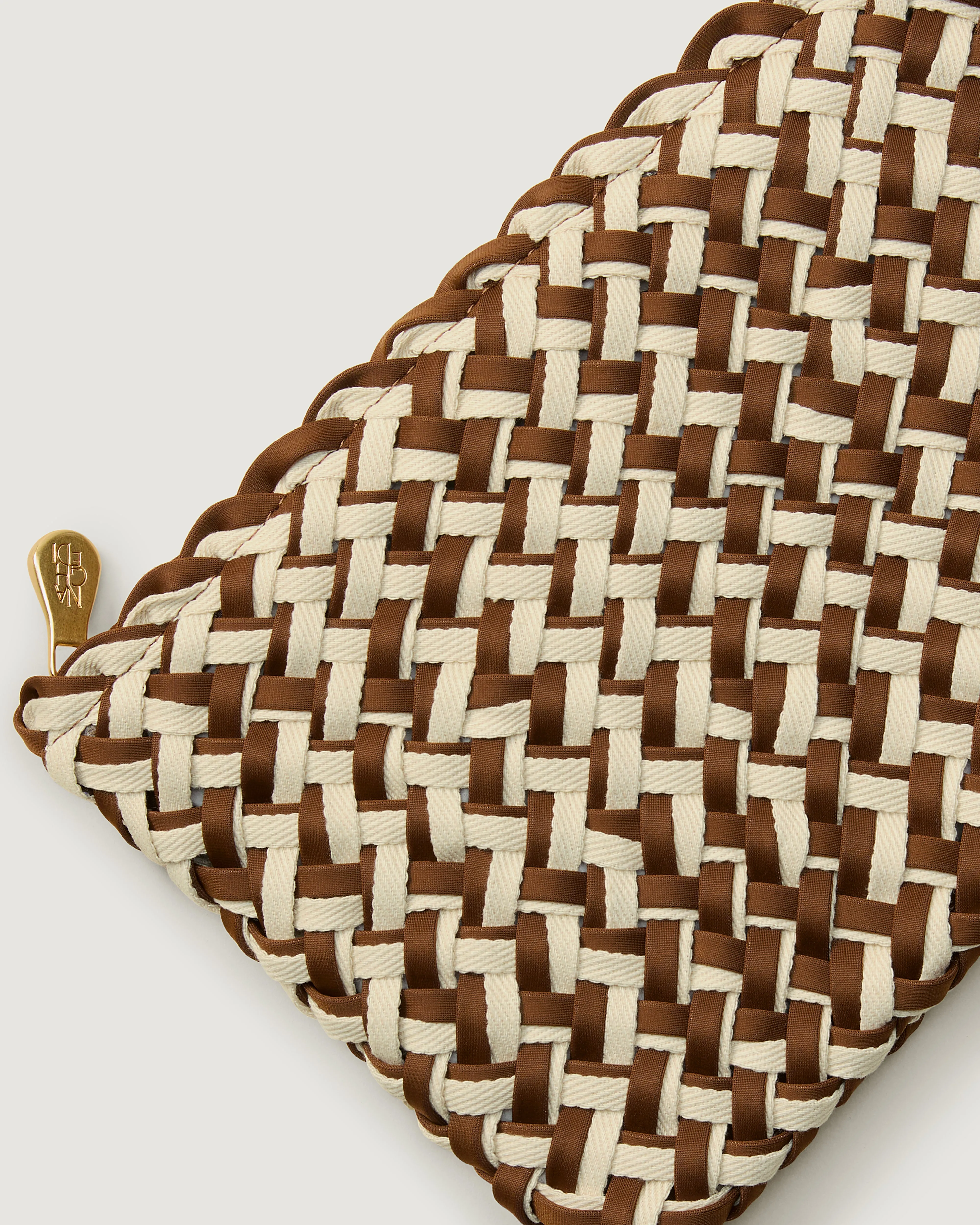 St. Barths Medium Tote Double Weave | Carmel sold by Naghedi product image thumbnail 3