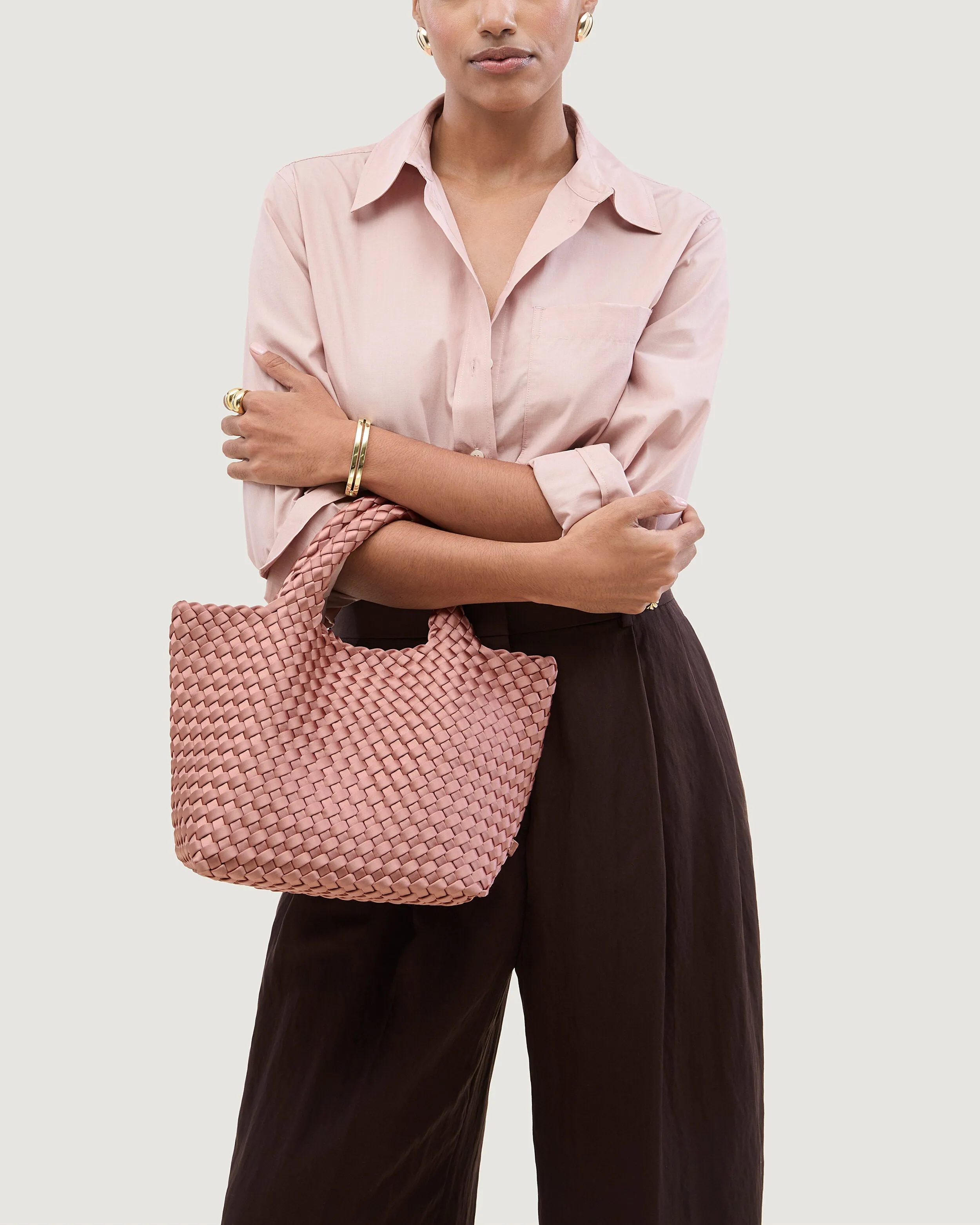 St. Barths Small Tote Satin | Daphne sold by Naghedi product image thumbnail 5