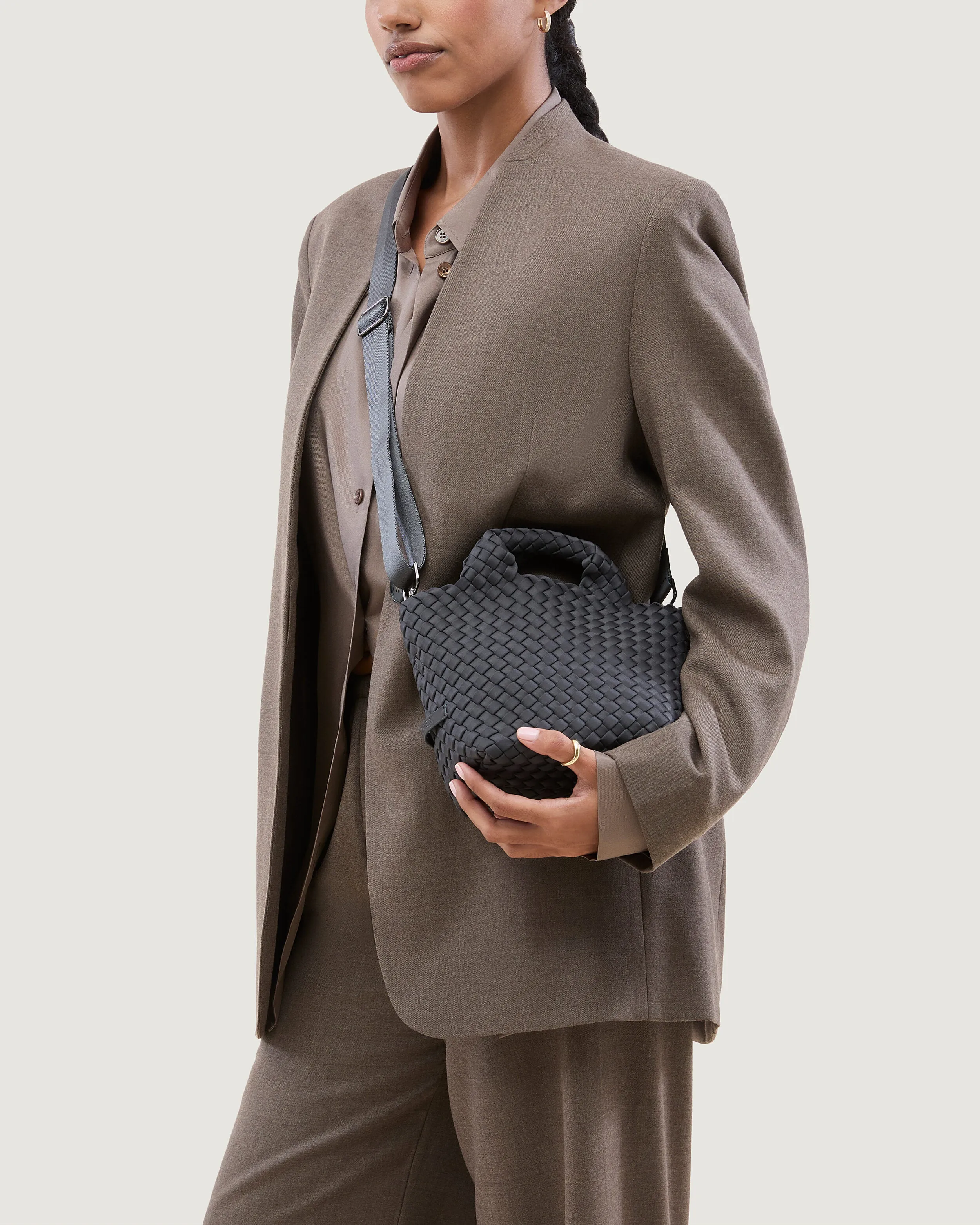 St. Barths Petit Tote | Ash sold by Naghedi product image thumbnail 5