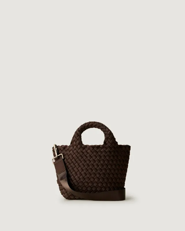 St. Barths Petit Tote | Chocolate (Original) made by Naghedi