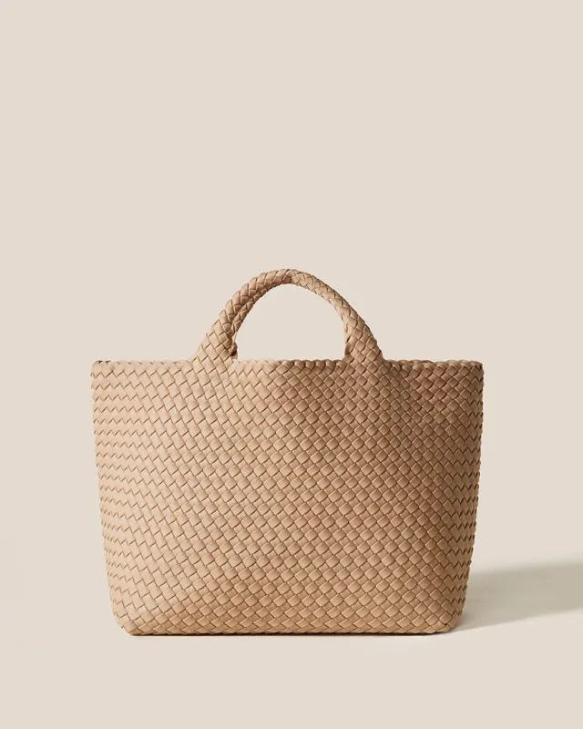 St. Barths Medium Tote | Camel made by Naghedi