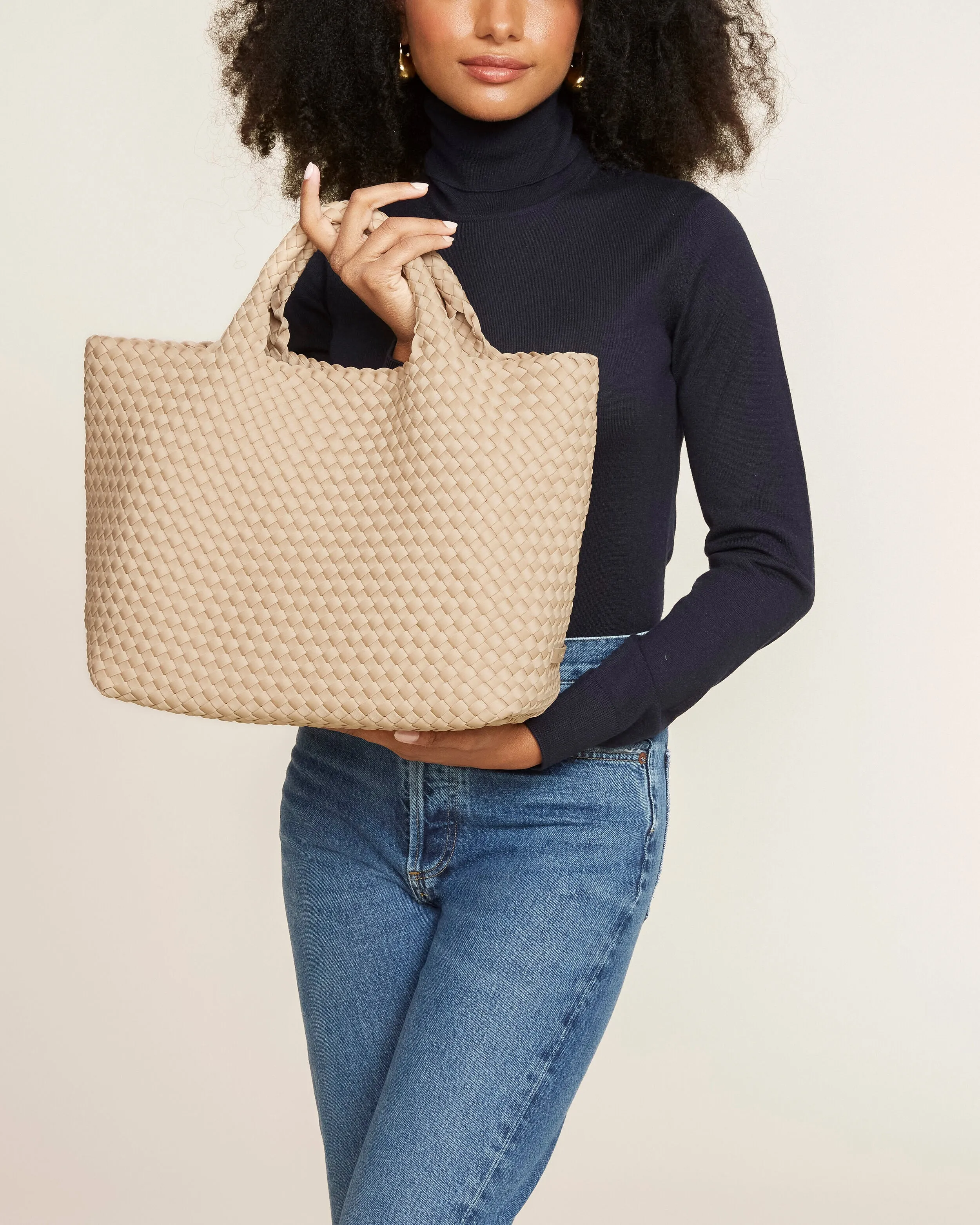 St. Barths Medium Tote | Camel sold by Naghedi product image thumbnail 5