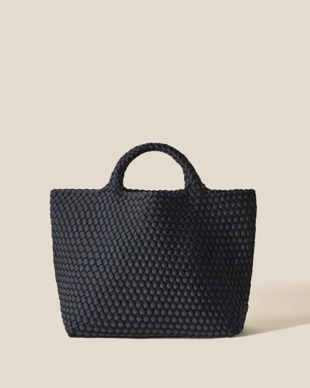 St. Barths Medium Tote | Onyx made by Naghedi