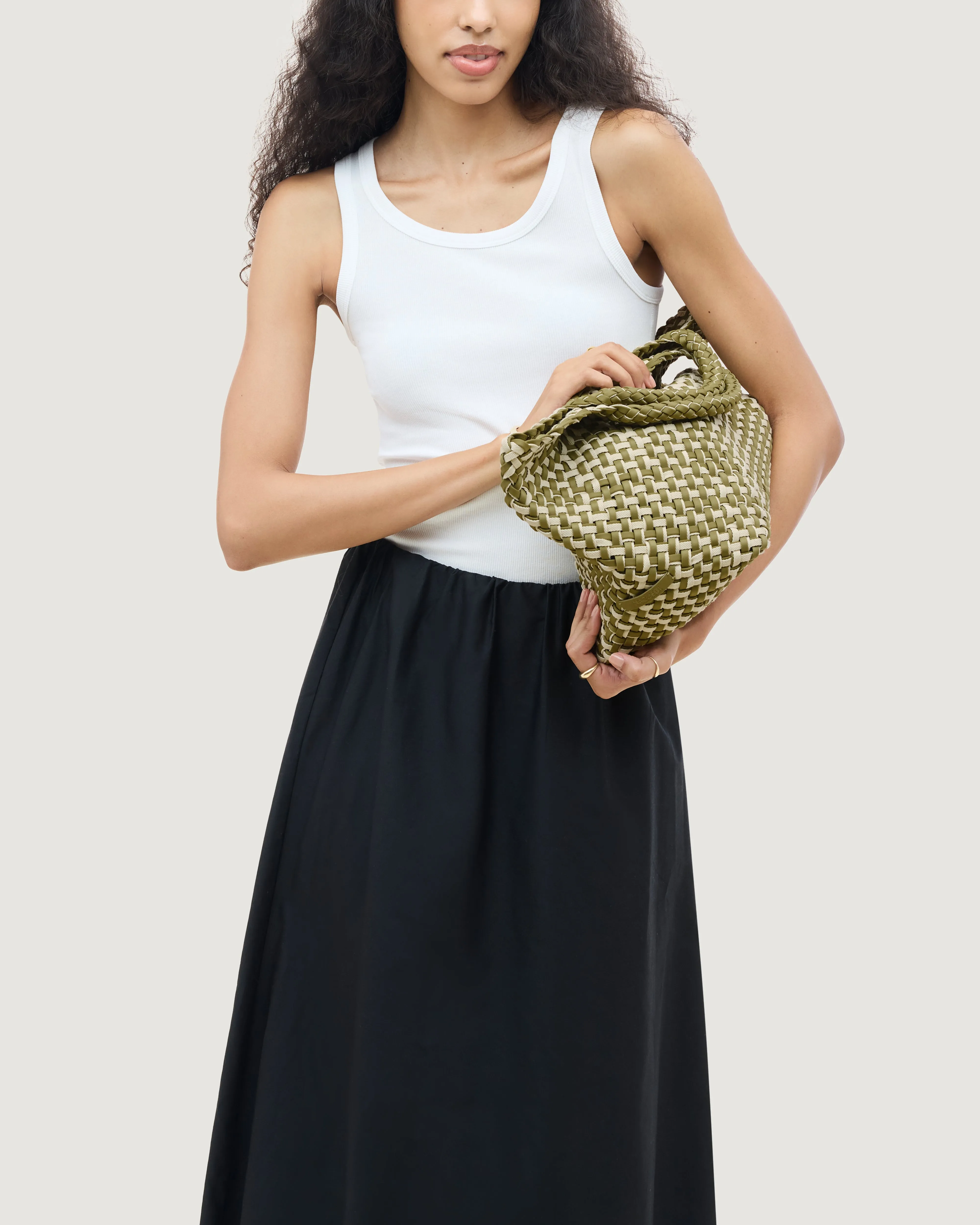 St. Barths Medium Tote Double Weave | Oletta sold by Naghedi product image thumbnail 5