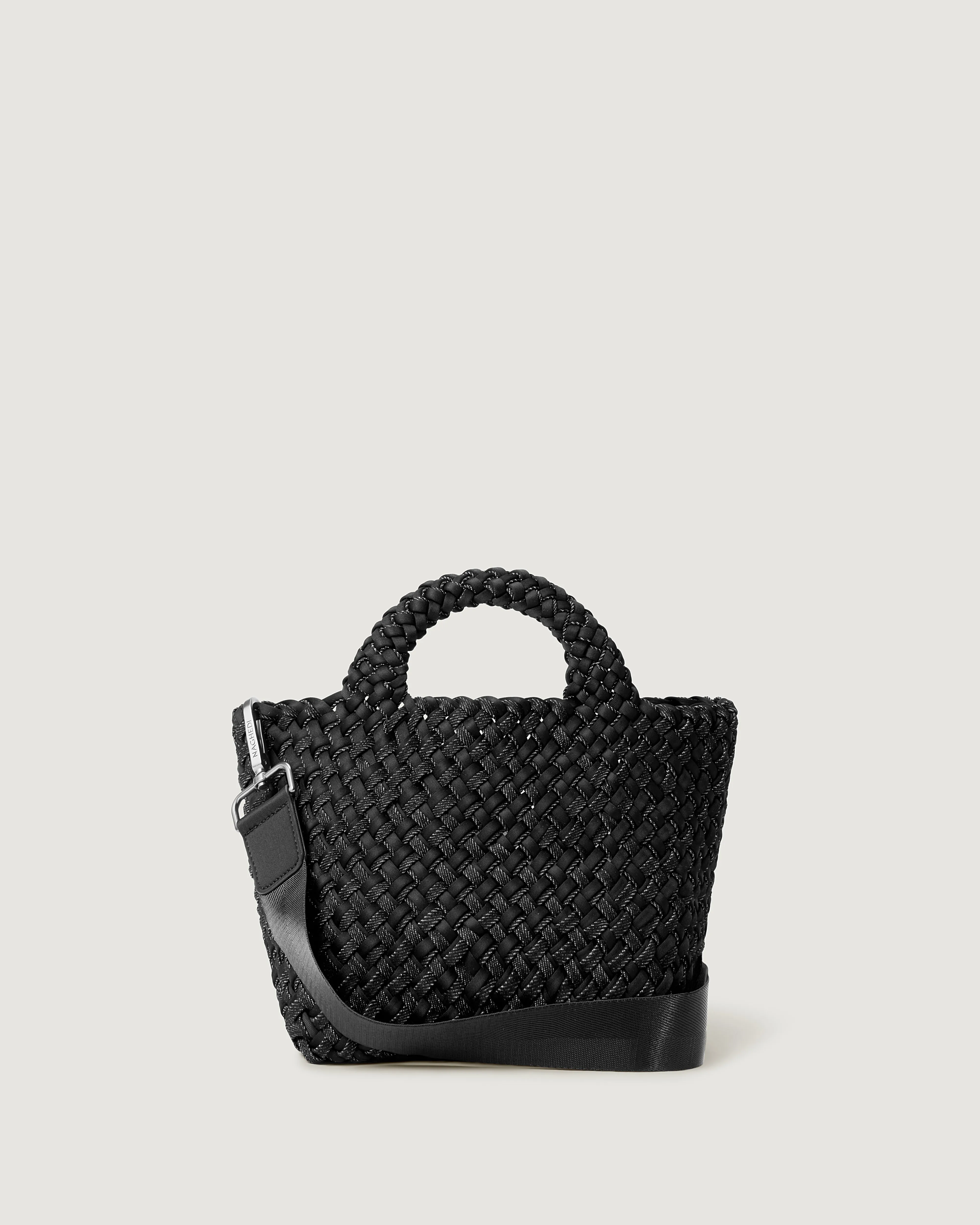 St. Barths Small Tote Double Weave | Jet sold by Naghedi