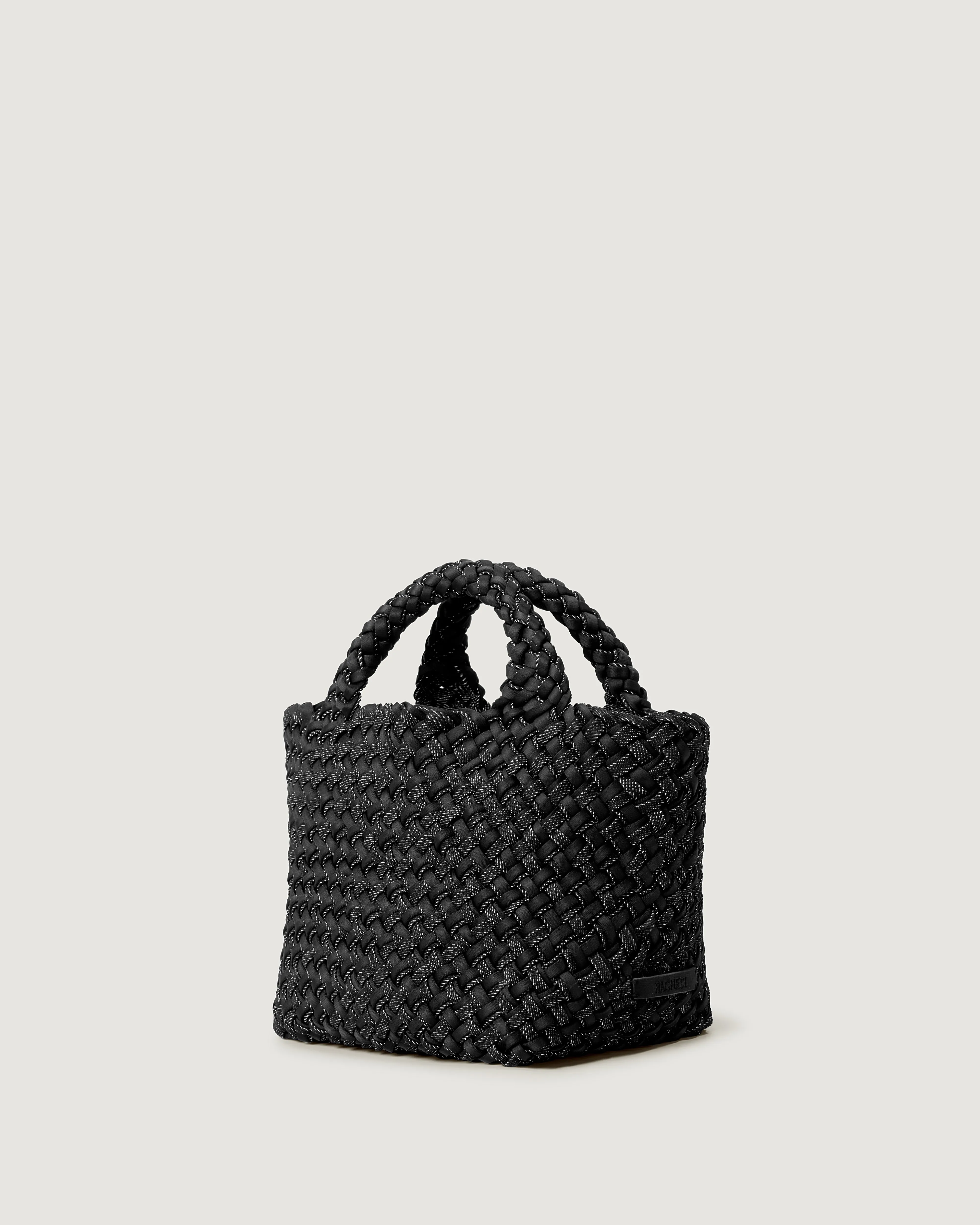 St. Barths Small Tote Double Weave | Jet sold by Naghedi product image thumbnail 4
