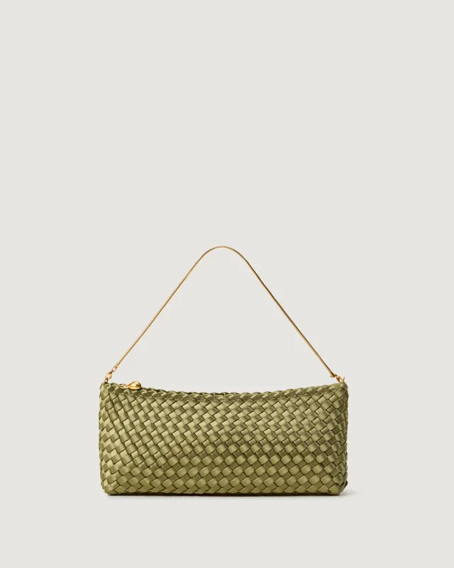 Gala Clutch Satin | Peridot made by Naghedi