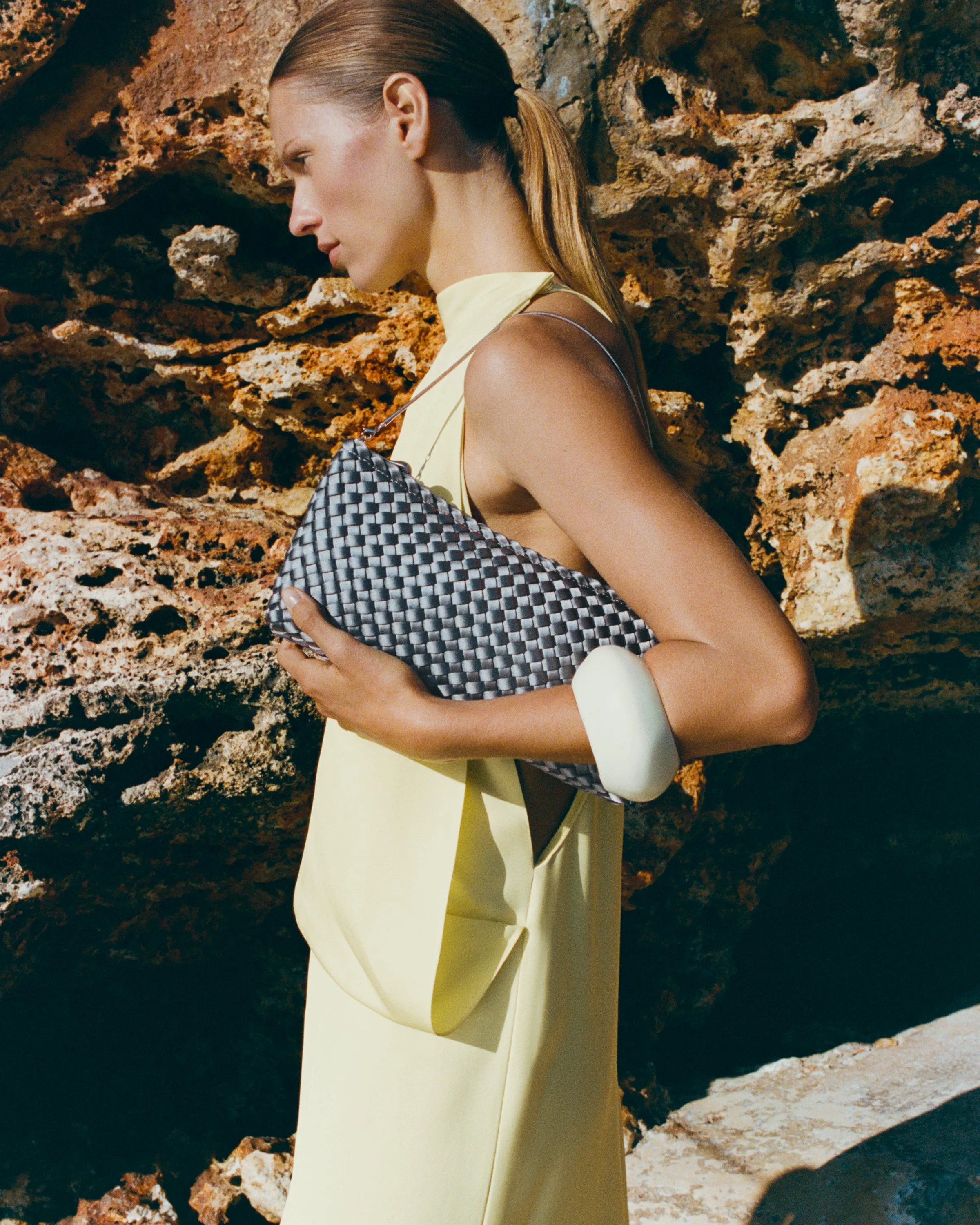 Gala Clutch Satin | Graphite sold by Naghedi product image thumbnail 4