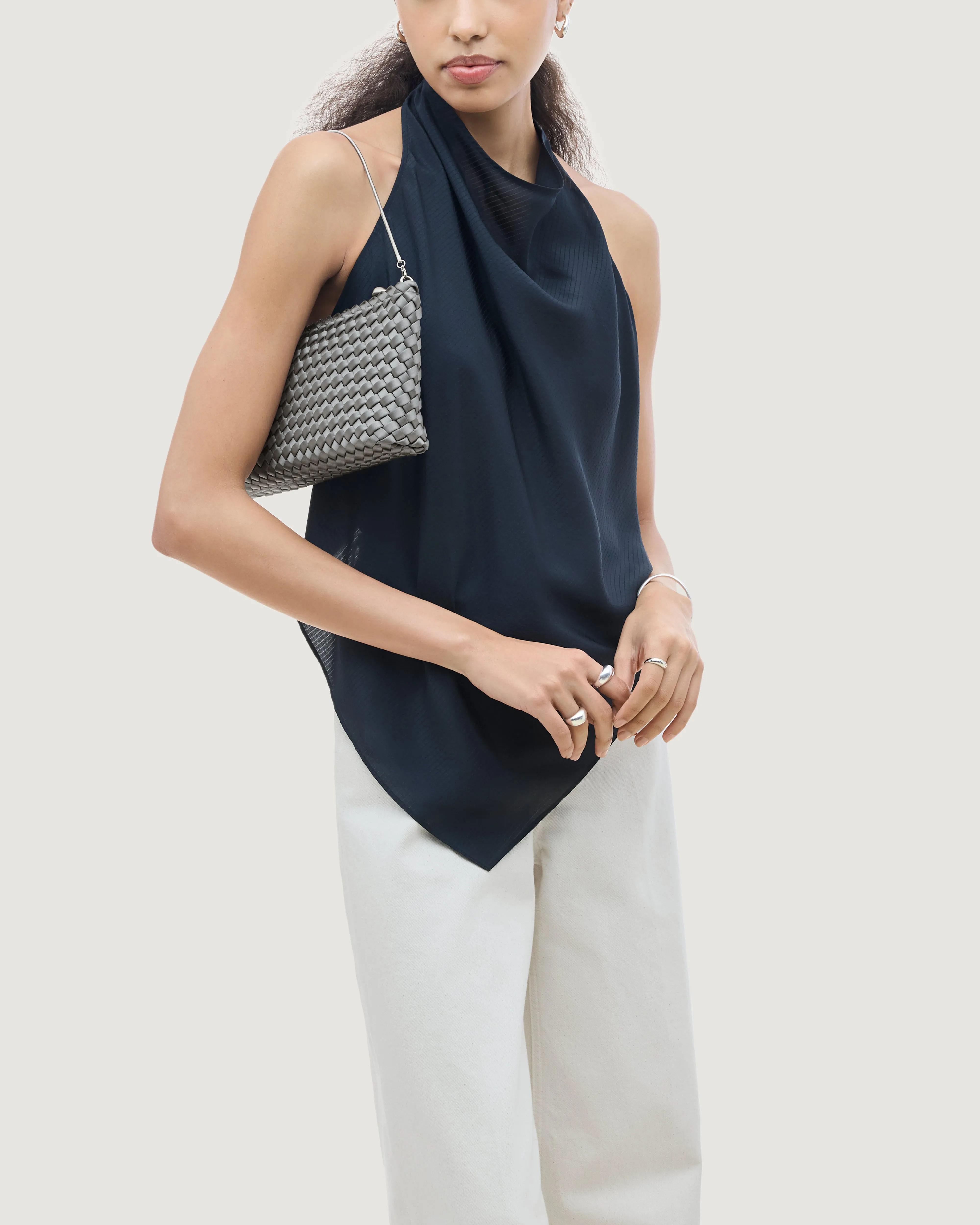 Gala Clutch Satin | Graphite sold by Naghedi product image thumbnail 5