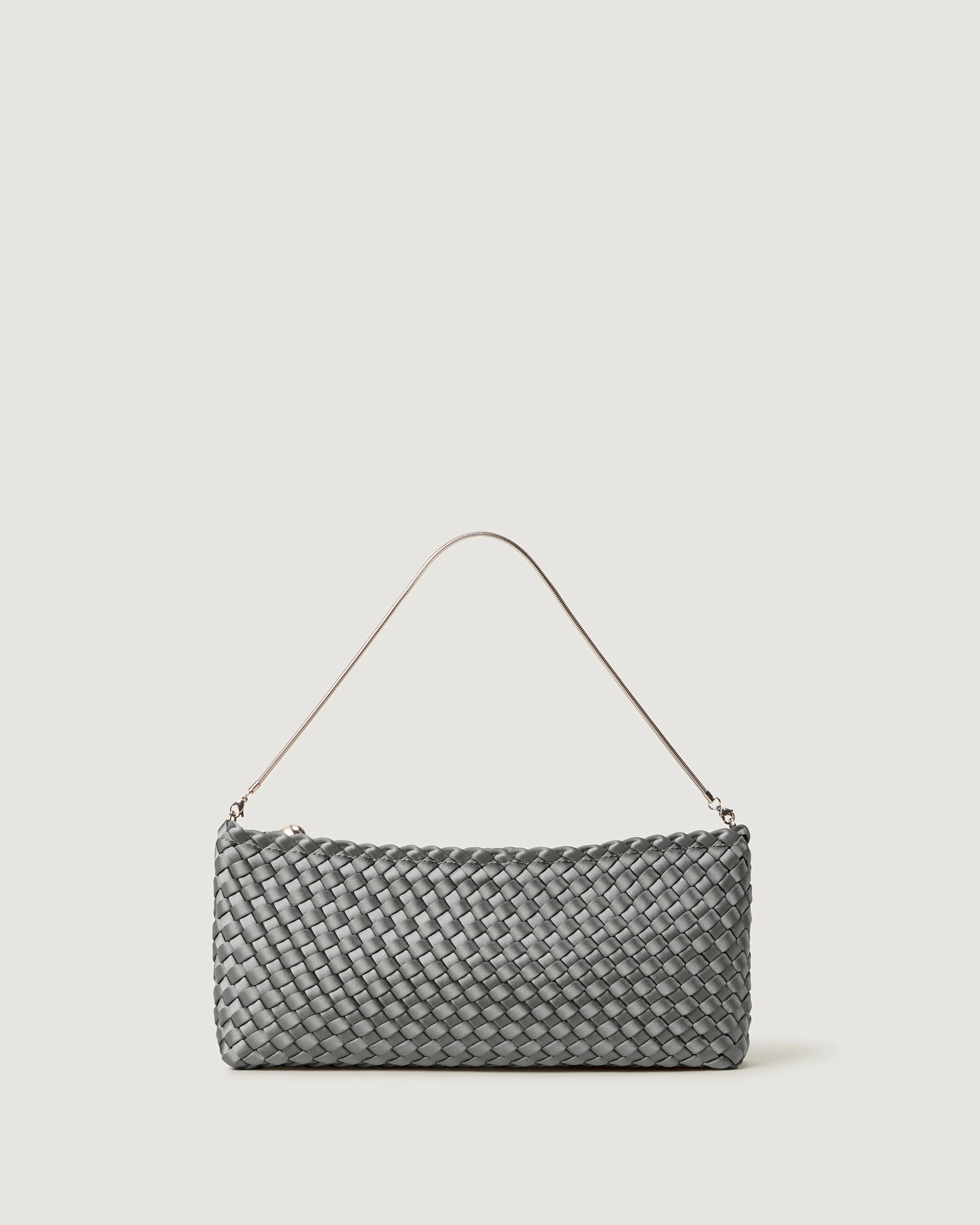 Gala Clutch Satin | Graphite sold by Naghedi
