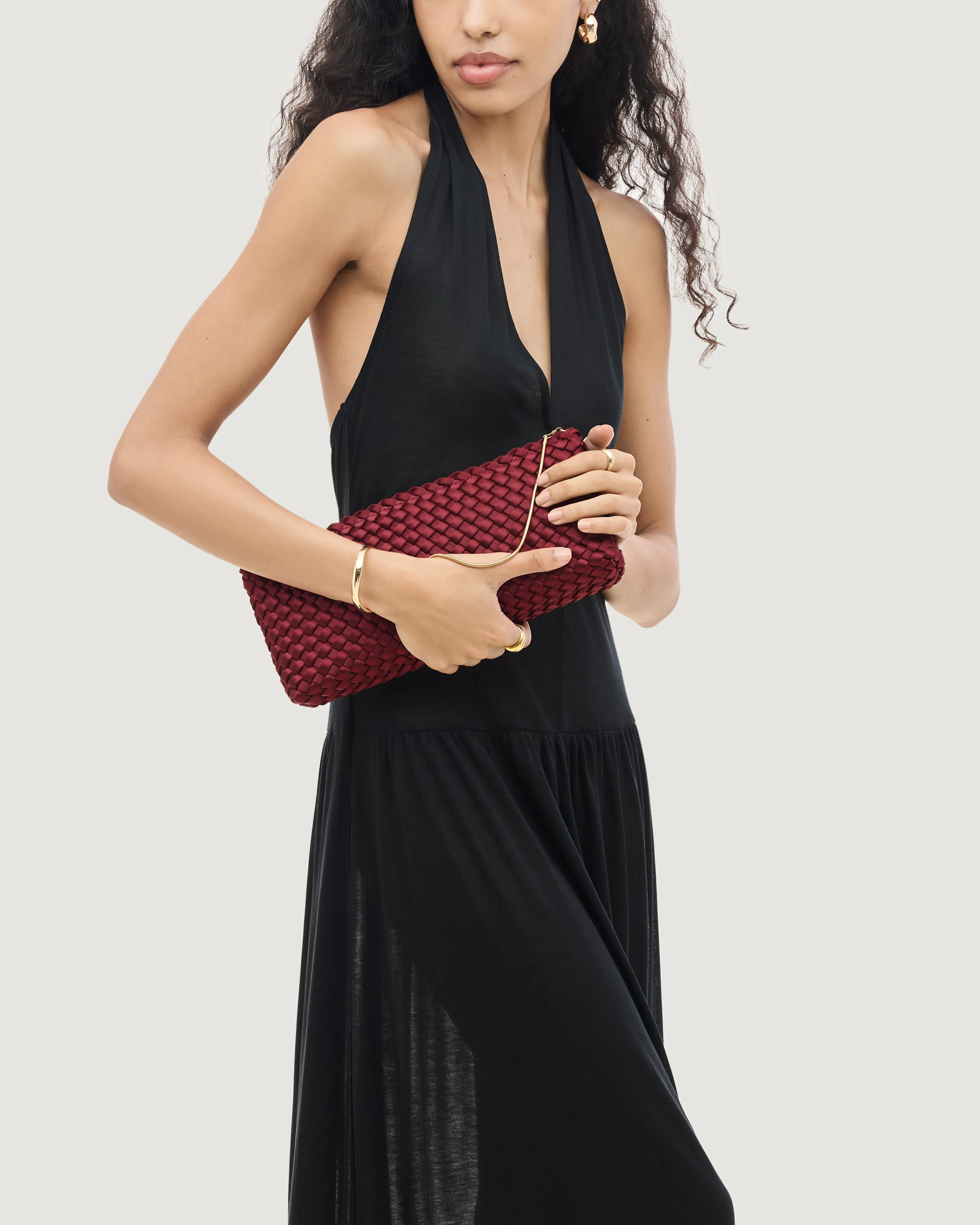 Gala Clutch Satin | Garnet sold by Naghedi product image thumbnail 4