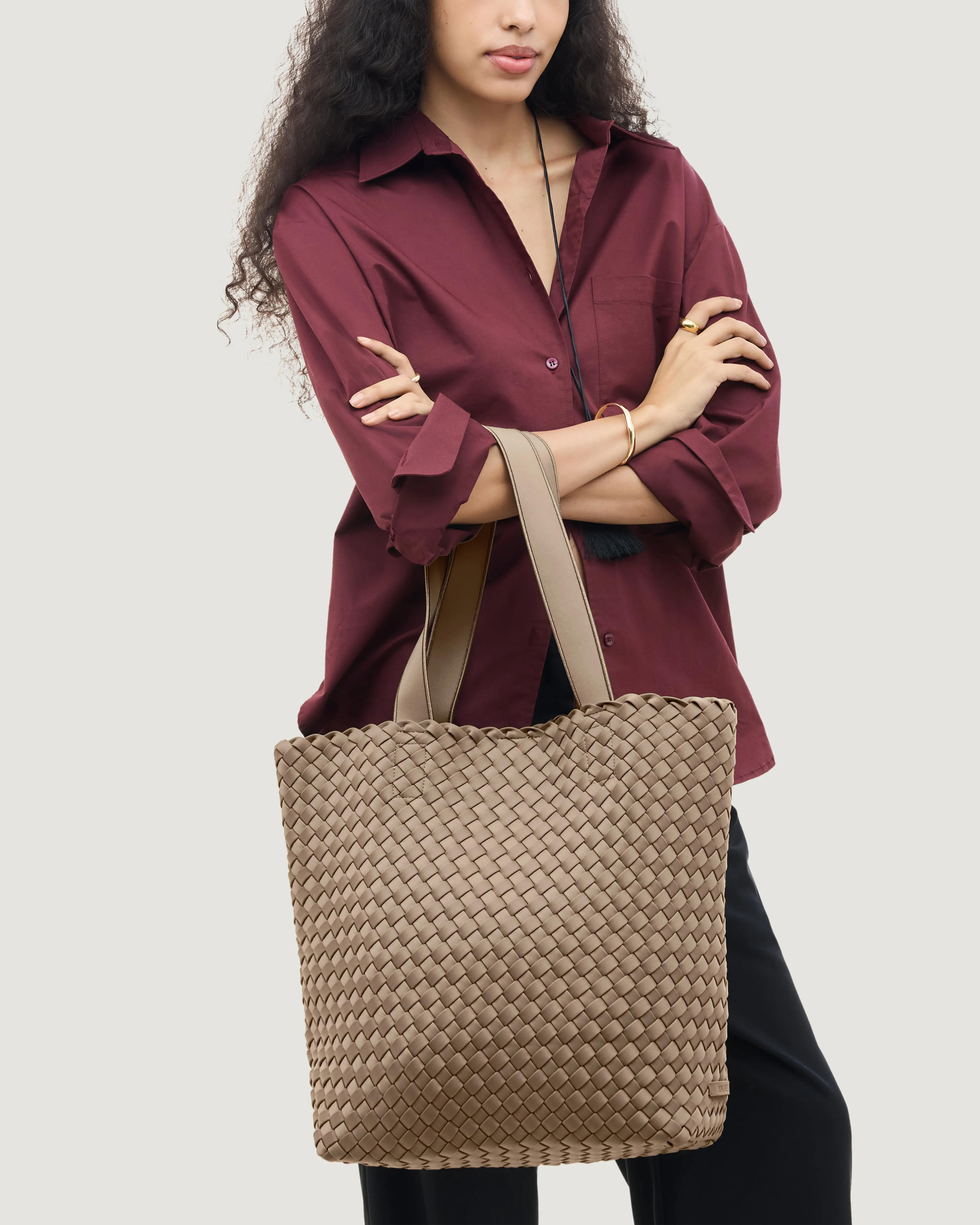 Como Shopper Tote | Cashmere sold by Naghedi product image thumbnail 4