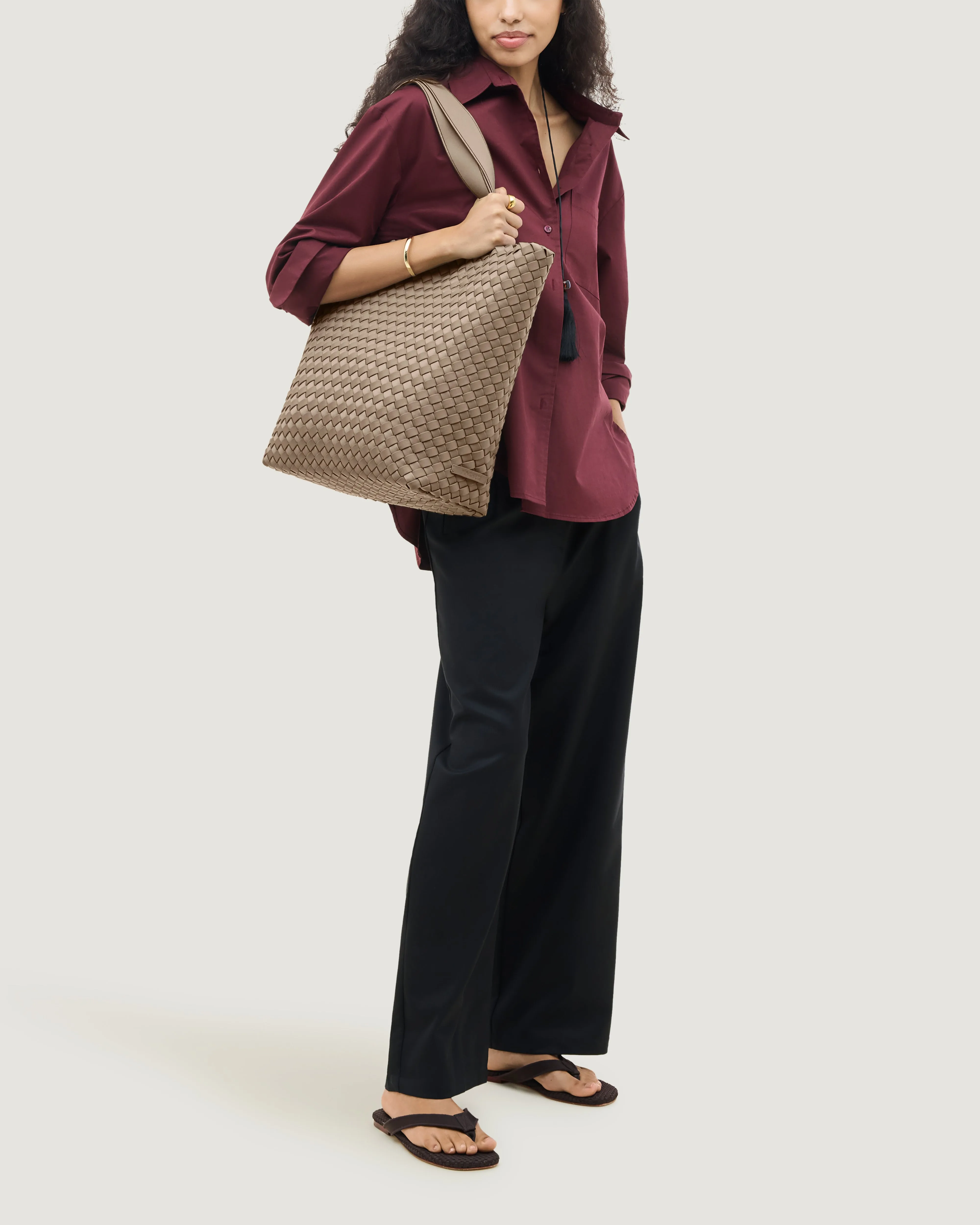 Como Shopper Tote | Cashmere sold by Naghedi product image thumbnail 5