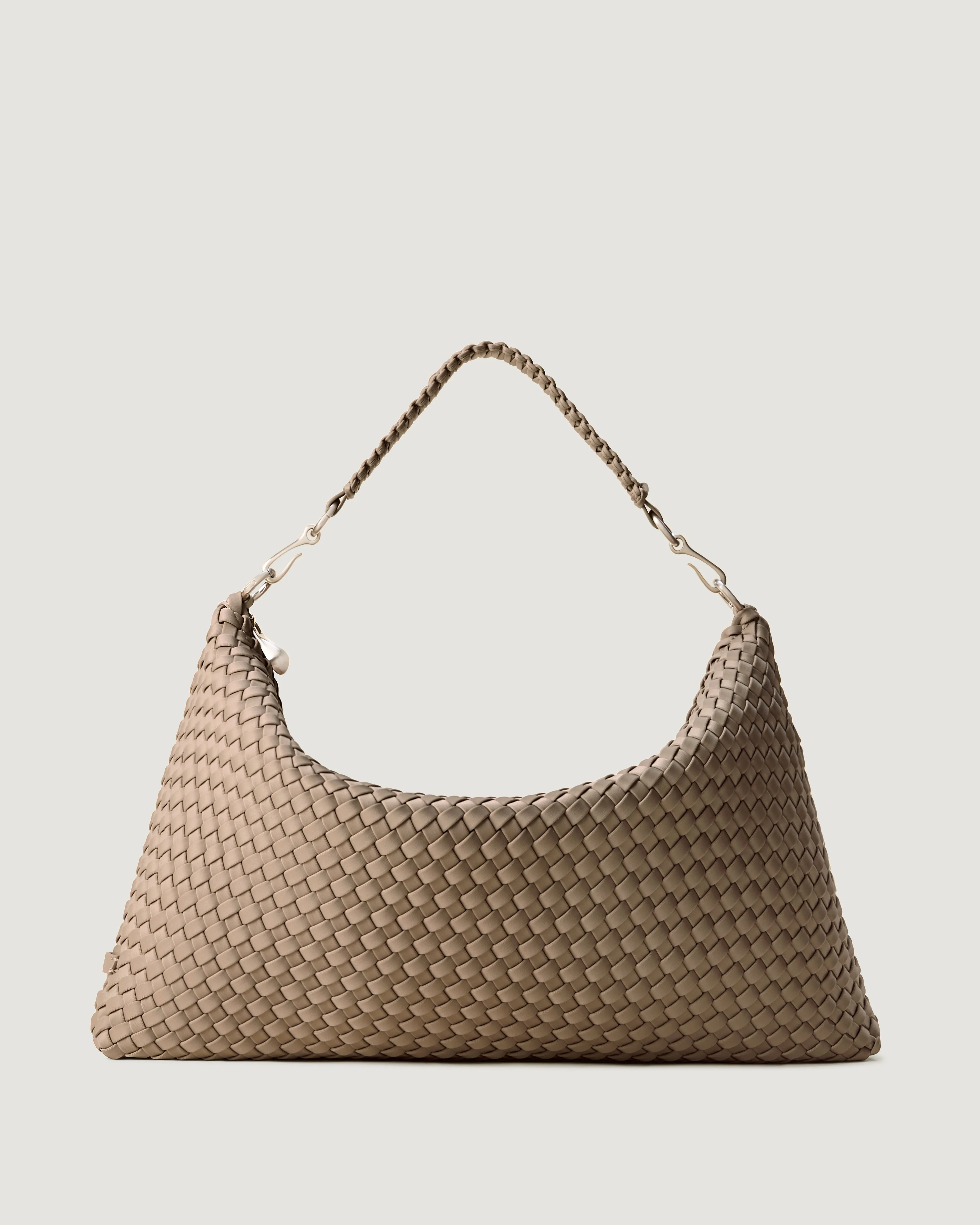 Porto Medium Half-Moon Bag | Cashmere sold by Naghedi