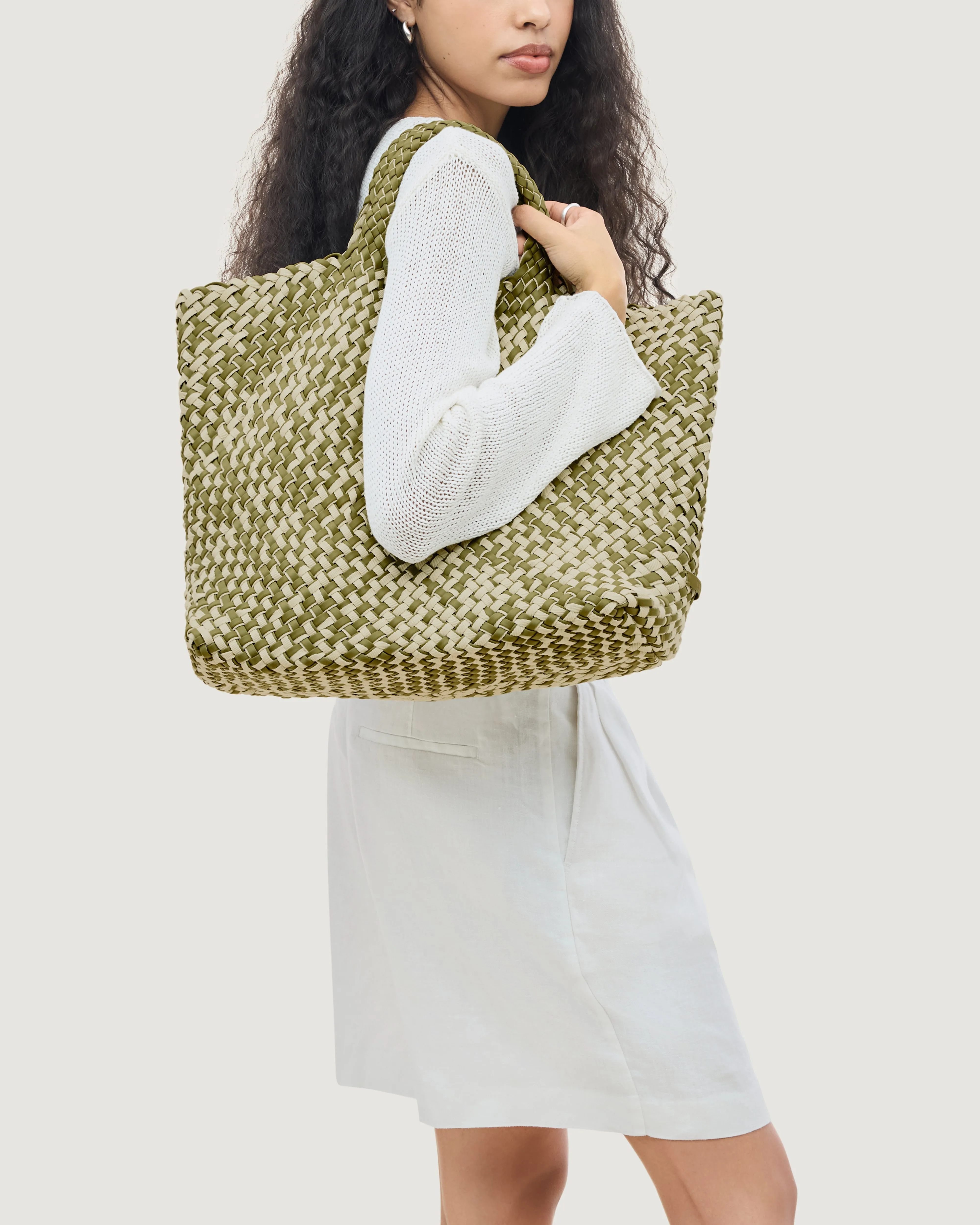 St. Barths Large Tote Double Weave | Oletta sold by Naghedi product image thumbnail 5