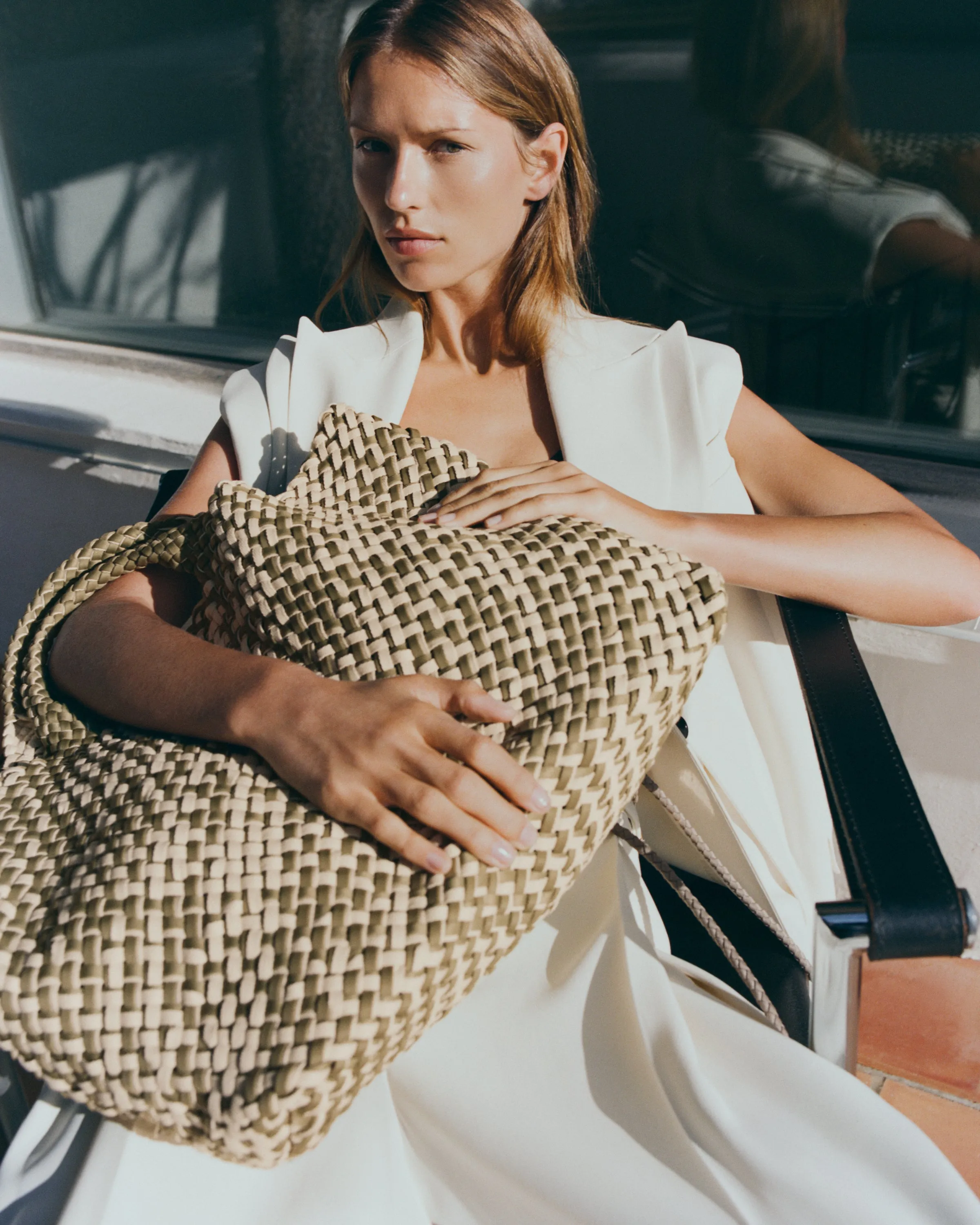 St. Barths Large Tote Double Weave | Oletta sold by Naghedi product image thumbnail 4