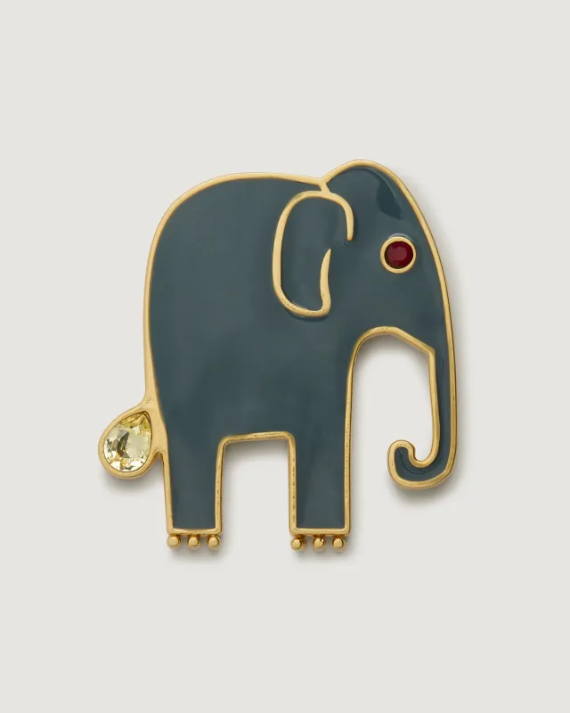 Lucky Elephant Bag Charm made by Naghedi