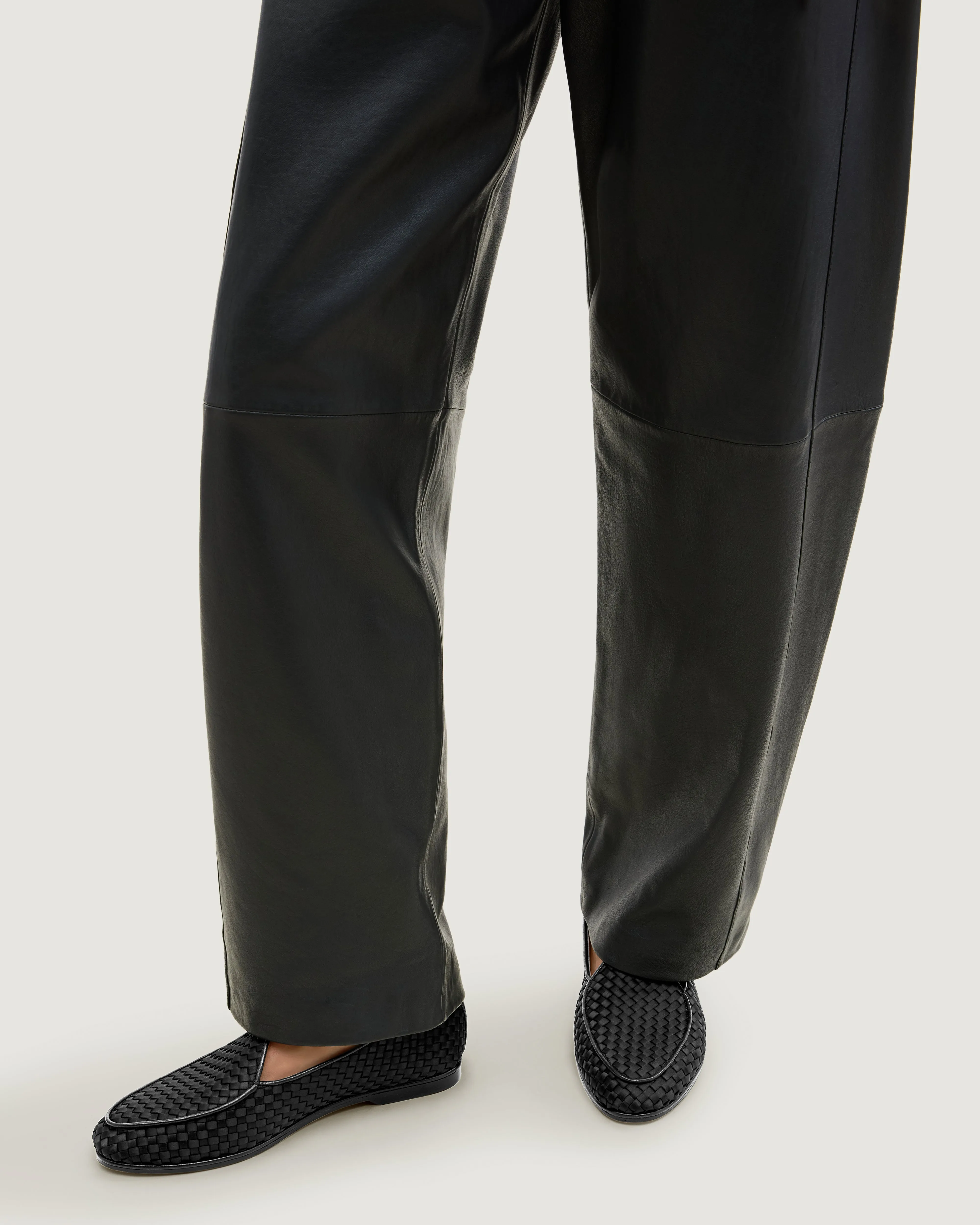 Lucca Loafer Satin | Onyx sold by Naghedi product image thumbnail 5