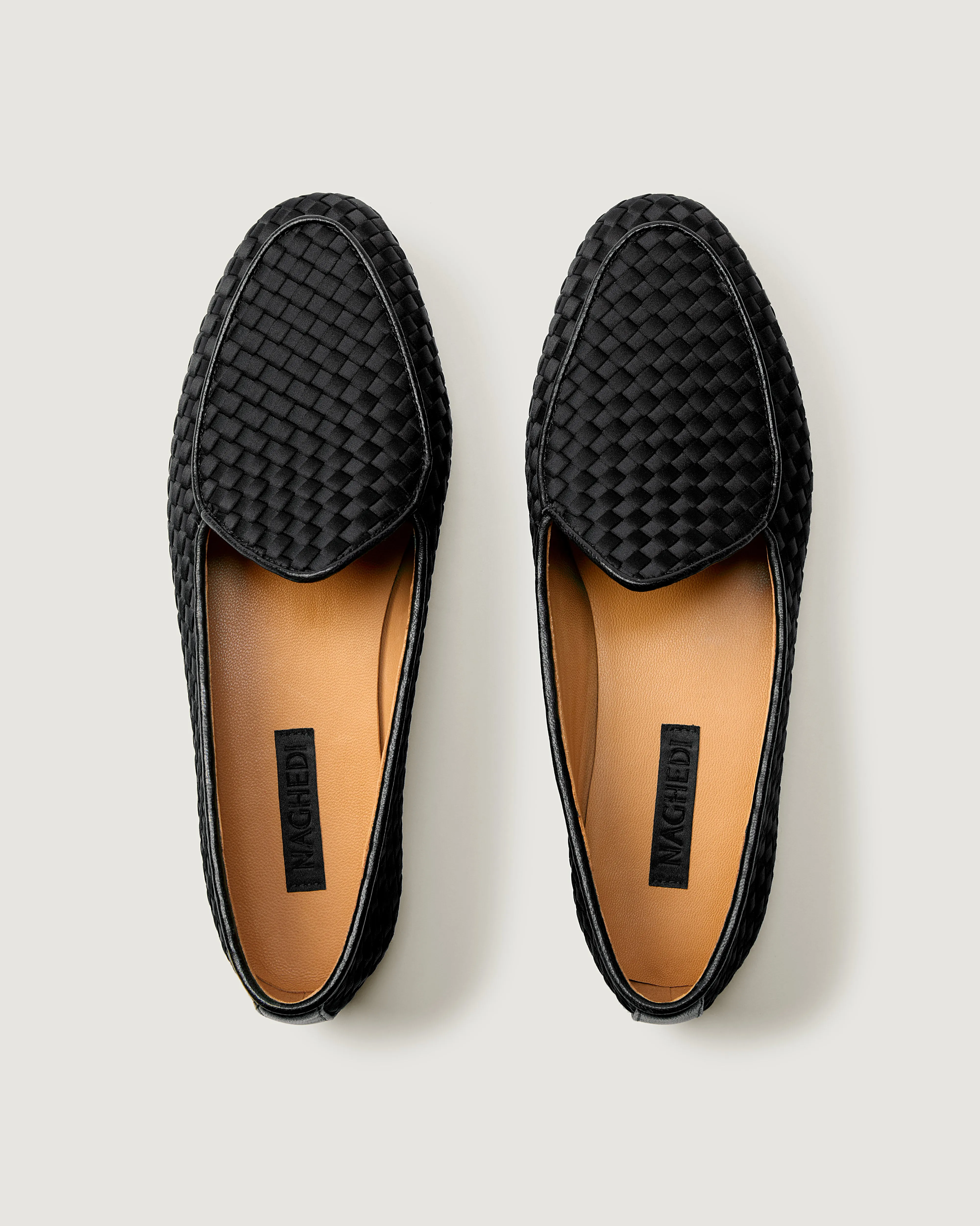 Lucca Loafer Satin | Onyx sold by Naghedi product image thumbnail 3