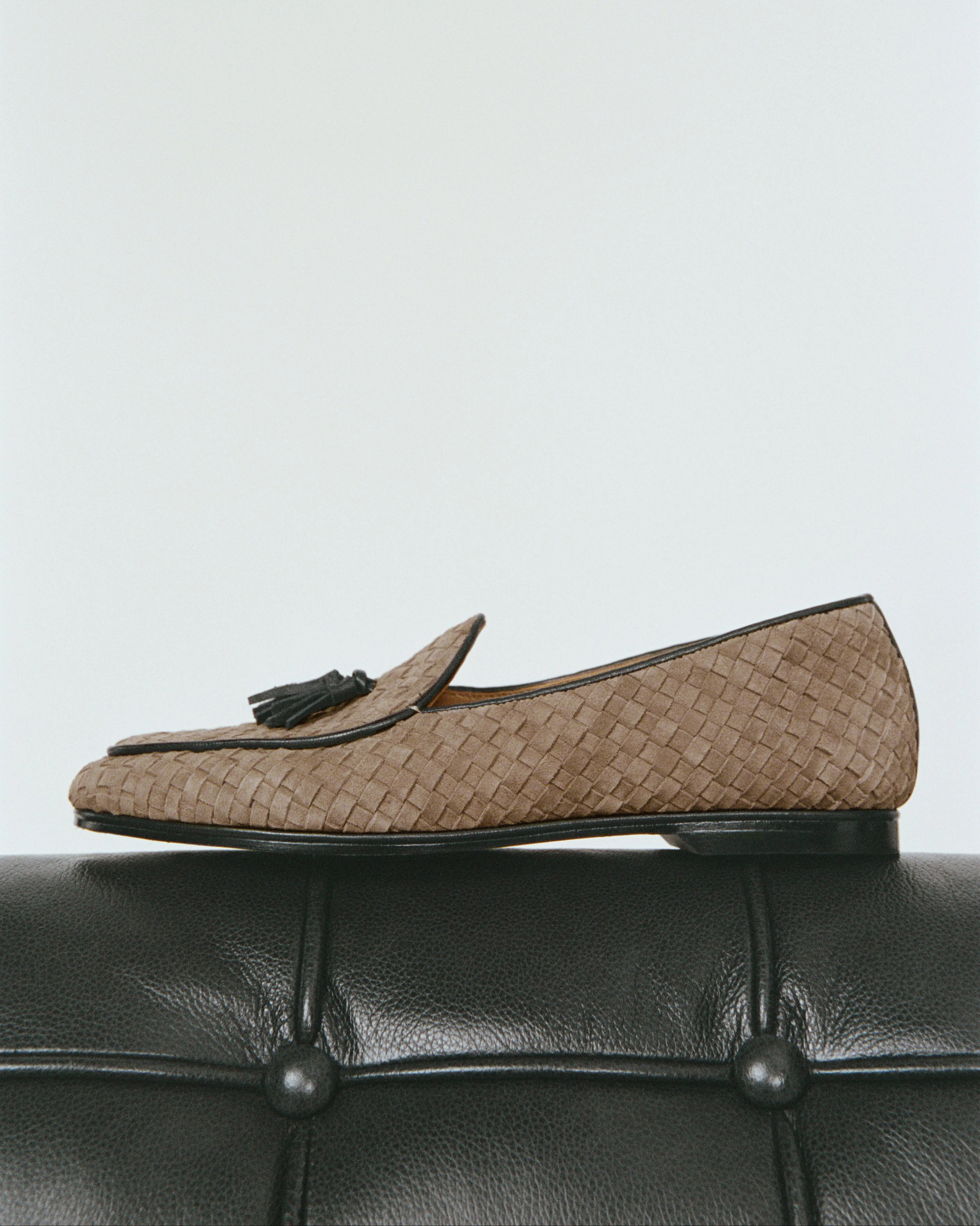 Lucca Belgian Loafer Suede | Cashmere sold by Naghedi product image thumbnail 4