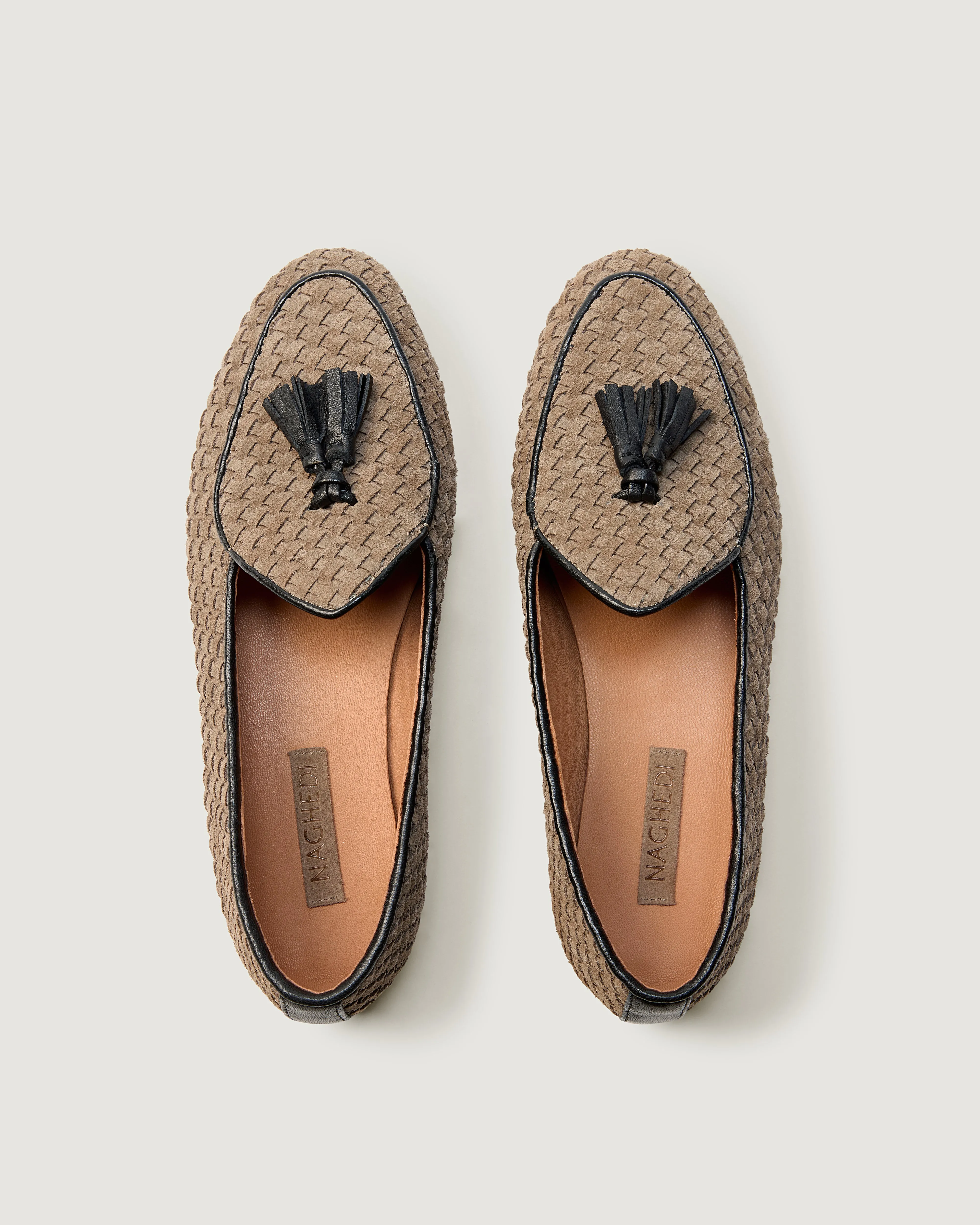 Lucca Belgian Loafer Suede | Cashmere sold by Naghedi product image thumbnail 3