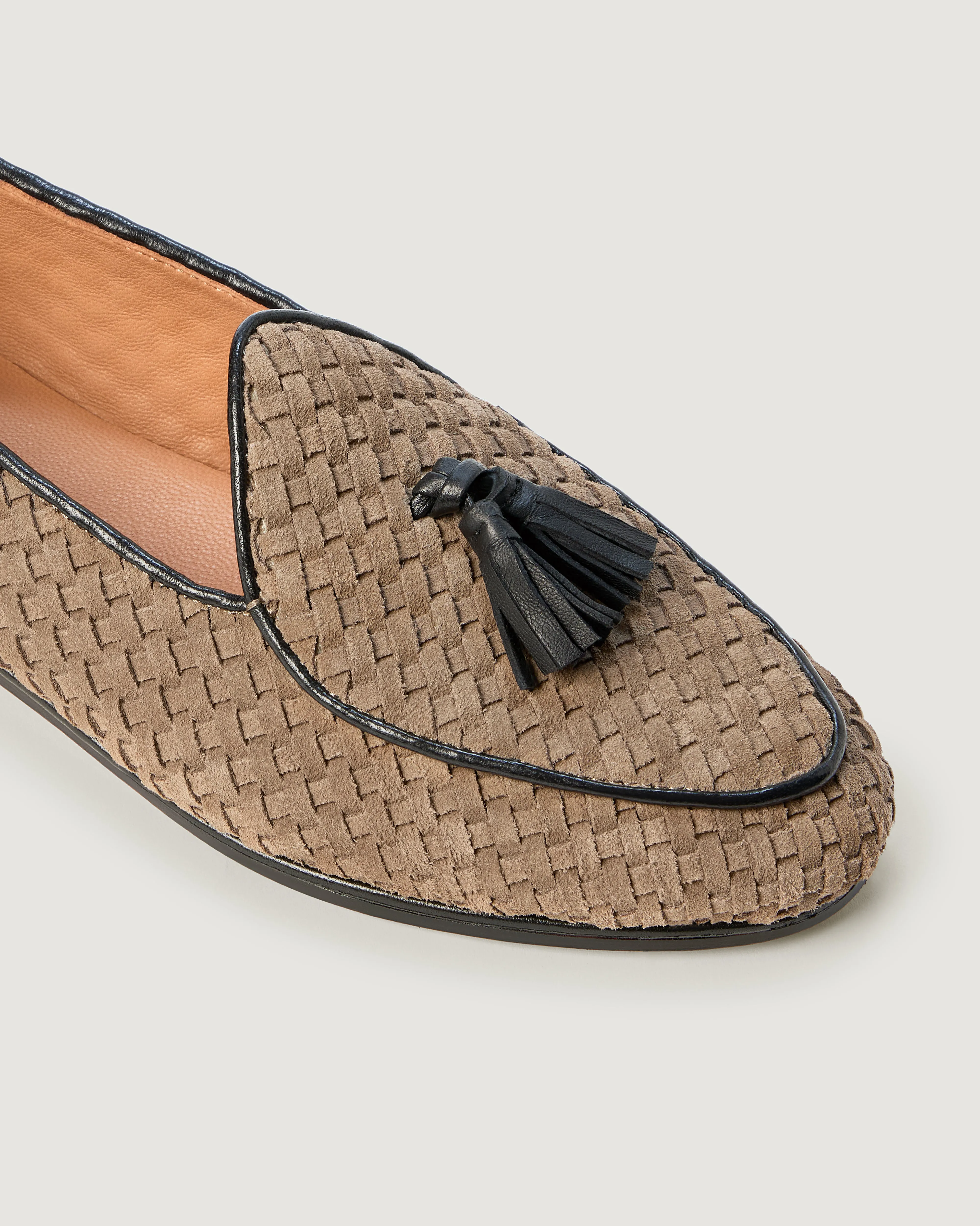 Lucca Belgian Loafer Suede | Cashmere sold by Naghedi product image thumbnail 2