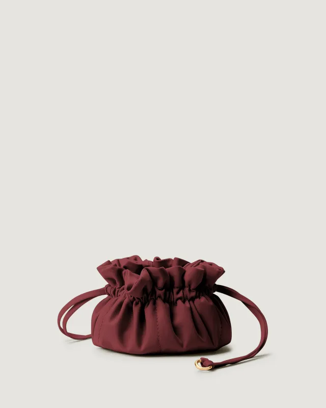 Lotus Petit Jewelry Pouch | Bordeaux made by Naghedi