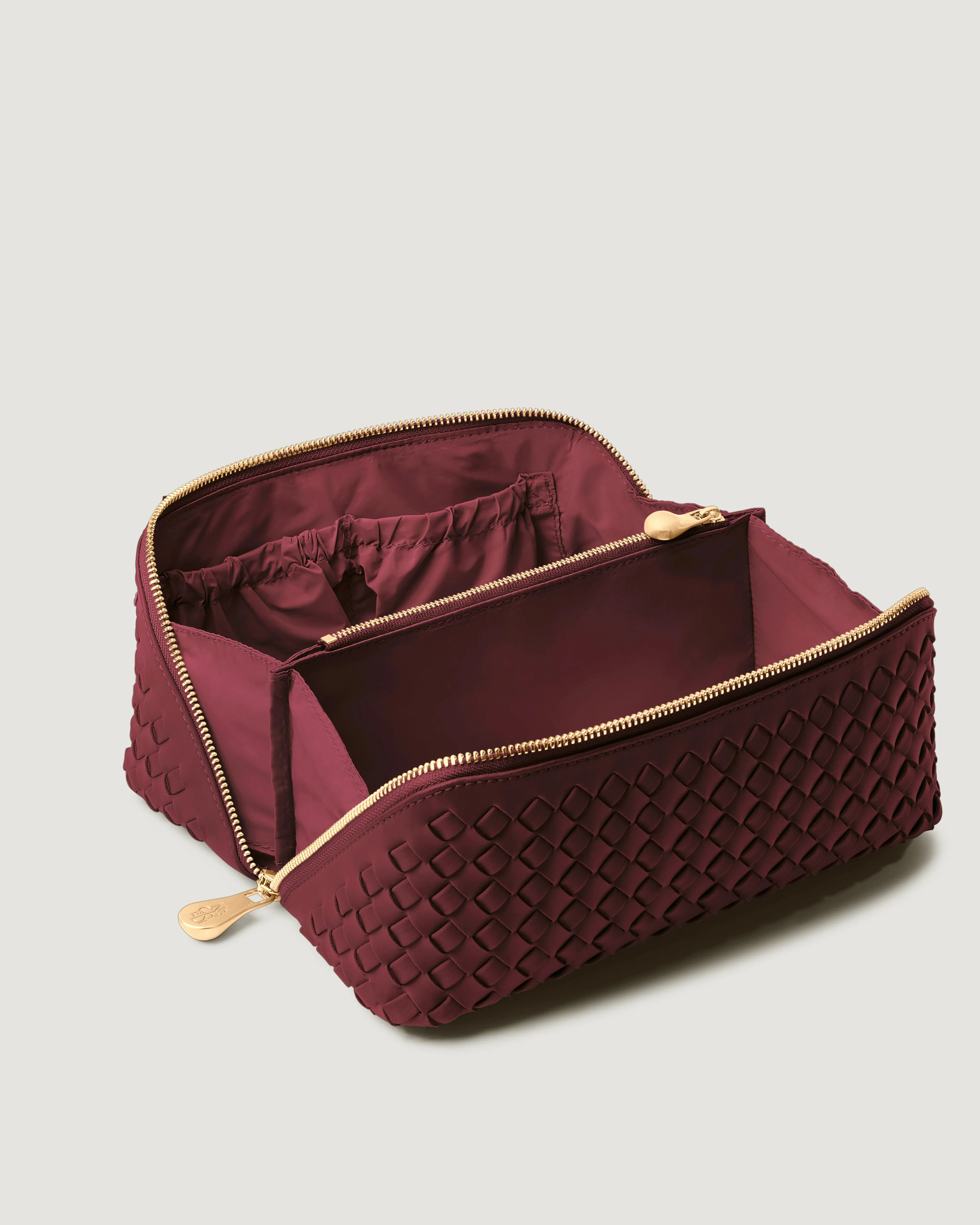Caravan Medium Cosmetic Case | Bordeaux sold by Naghedi product image thumbnail 2
