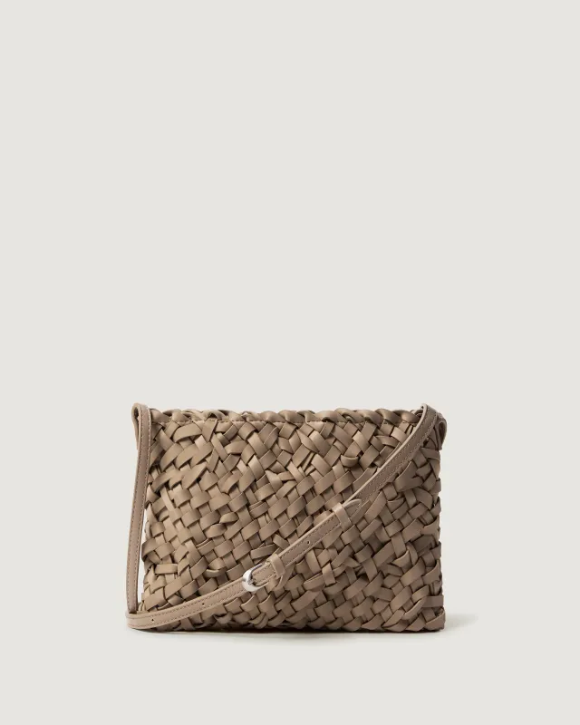 Soho Crossbody Nest Weave | Cashmere made by Naghedi