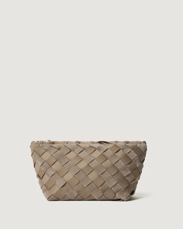 Gigi Large Clutch Suede & Neoprene | Bluff made by Naghedi