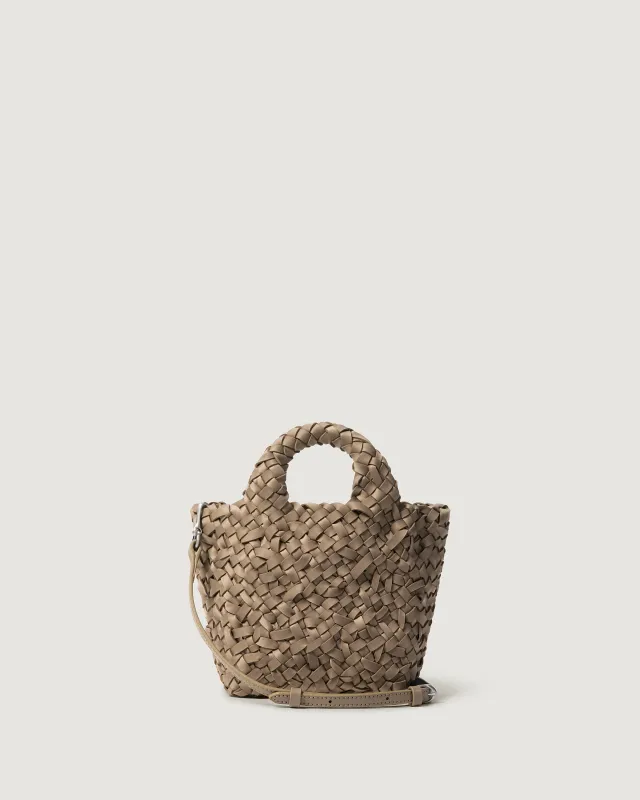 St. Barths Petit Tote Nest Weave | Cashmere made by Naghedi