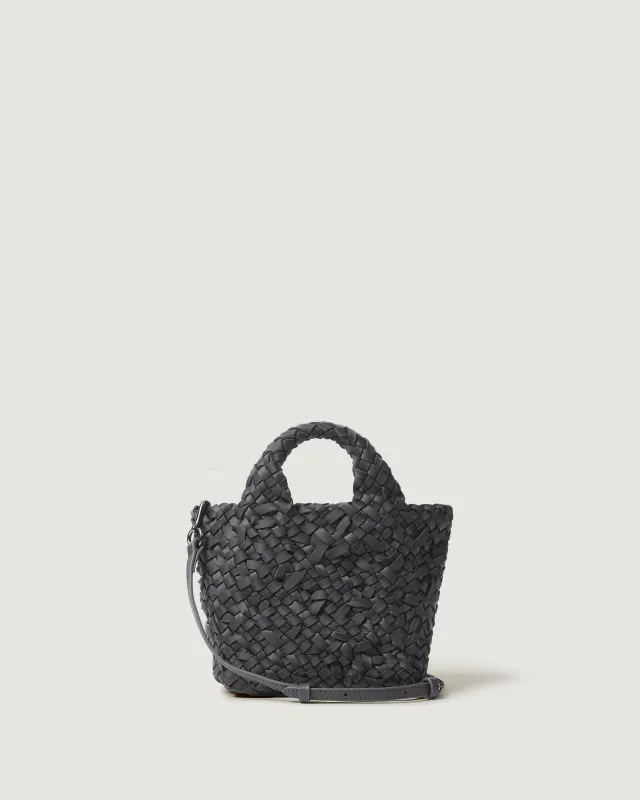 St. Barths Petit Tote Nest Weave | Ash made by Naghedi
