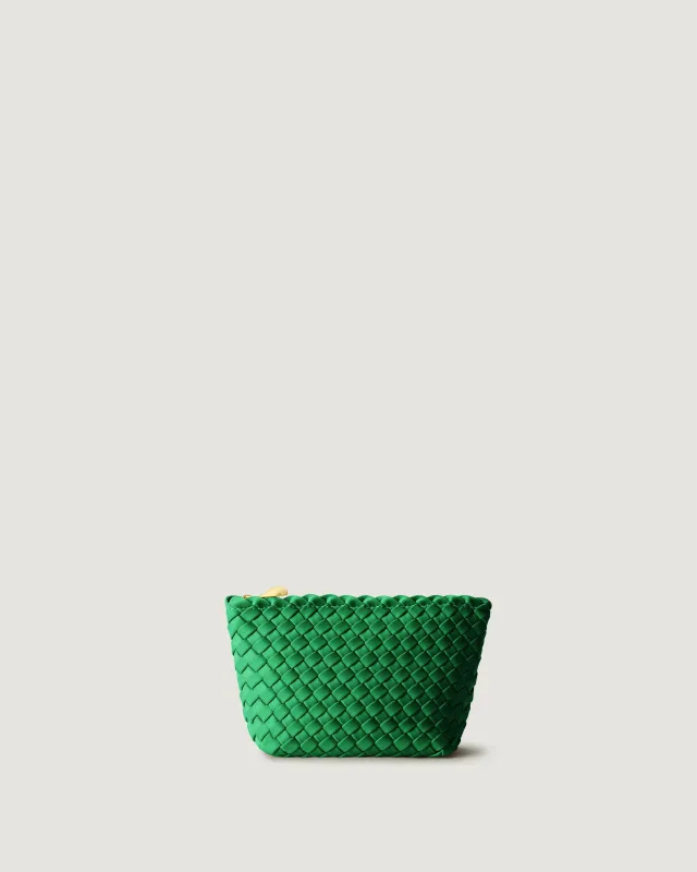 Portofino Petit Cosmetic Pouch | Emerald made by Naghedi