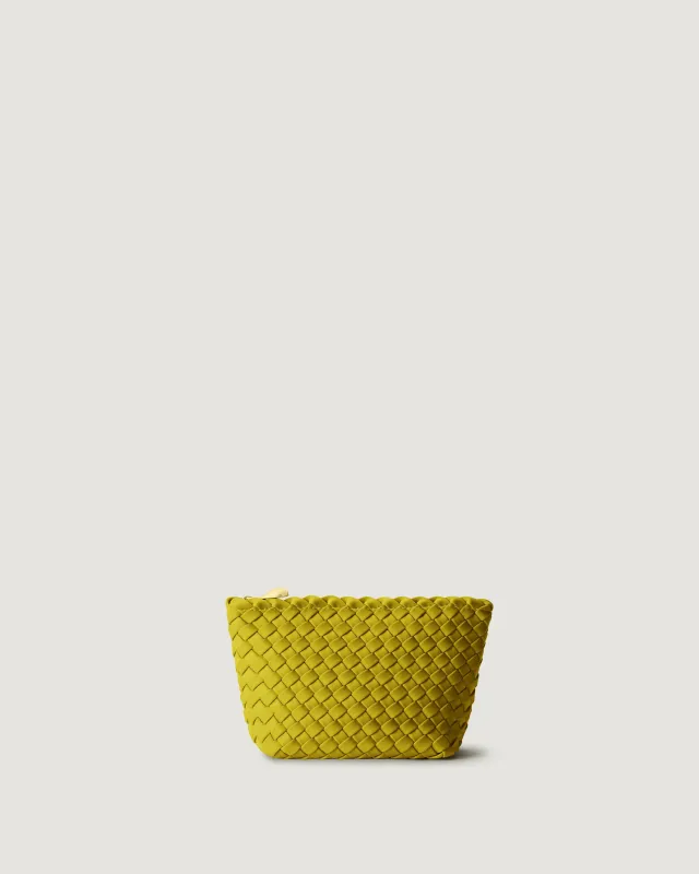 Portofino Petit Cosmetic Pouch | Ochre made by Naghedi