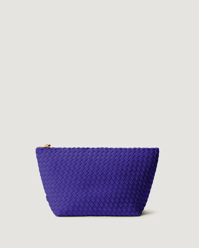 Portofino Large Cosmetic Pouch | Ultramarine made by Naghedi