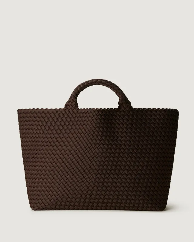 St. Barths Large Tote | Chocolate made by Naghedi