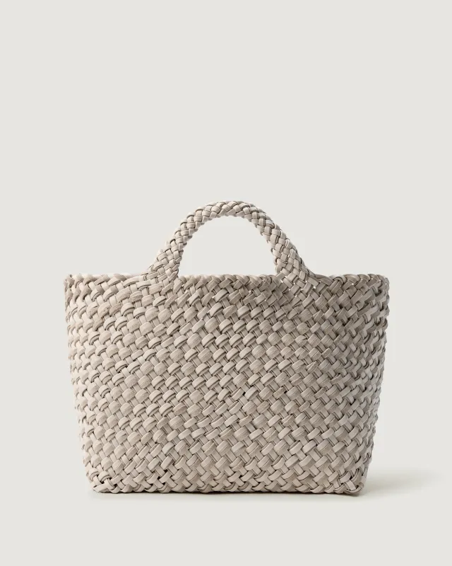 St. Barths Medium Tote Double Weave | Linen made by Naghedi