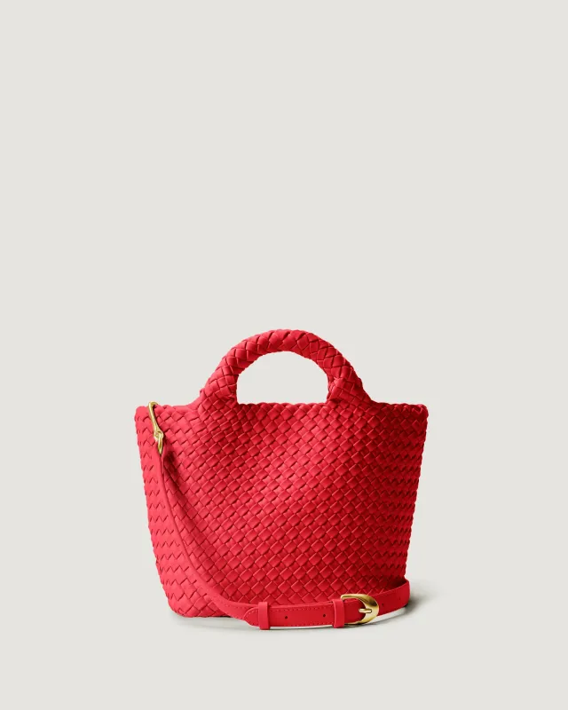 St. Barths Small Tote | Cerise made by Naghedi